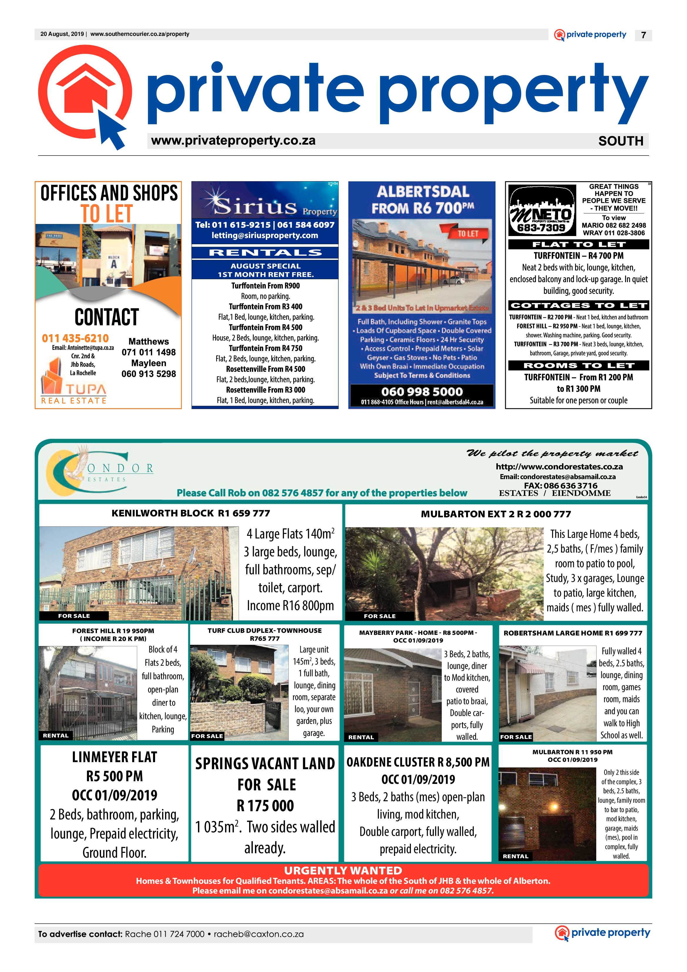 Southern Courier 20 August 2019 page 7