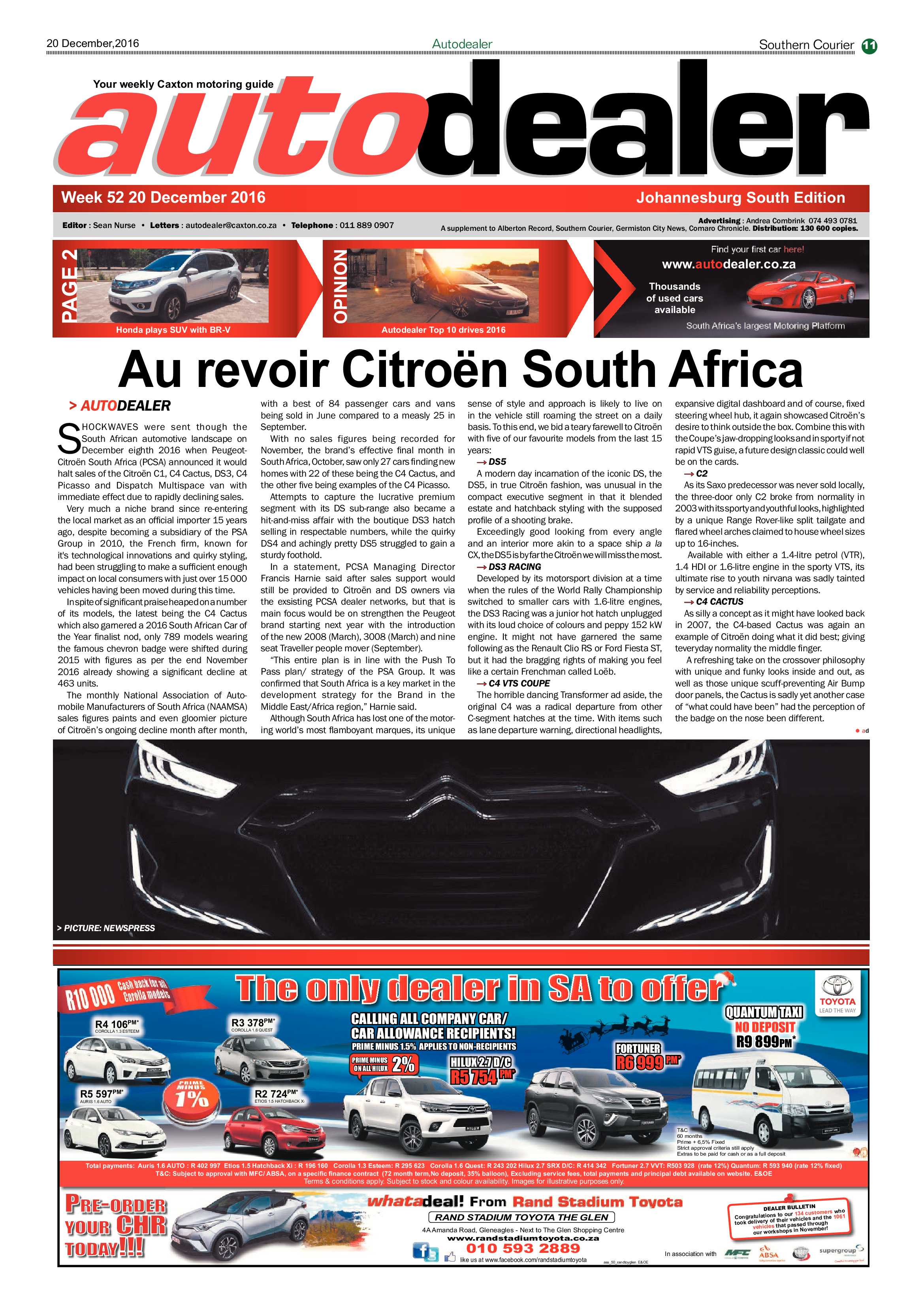 Southern Courier 20 December 2016 page 11