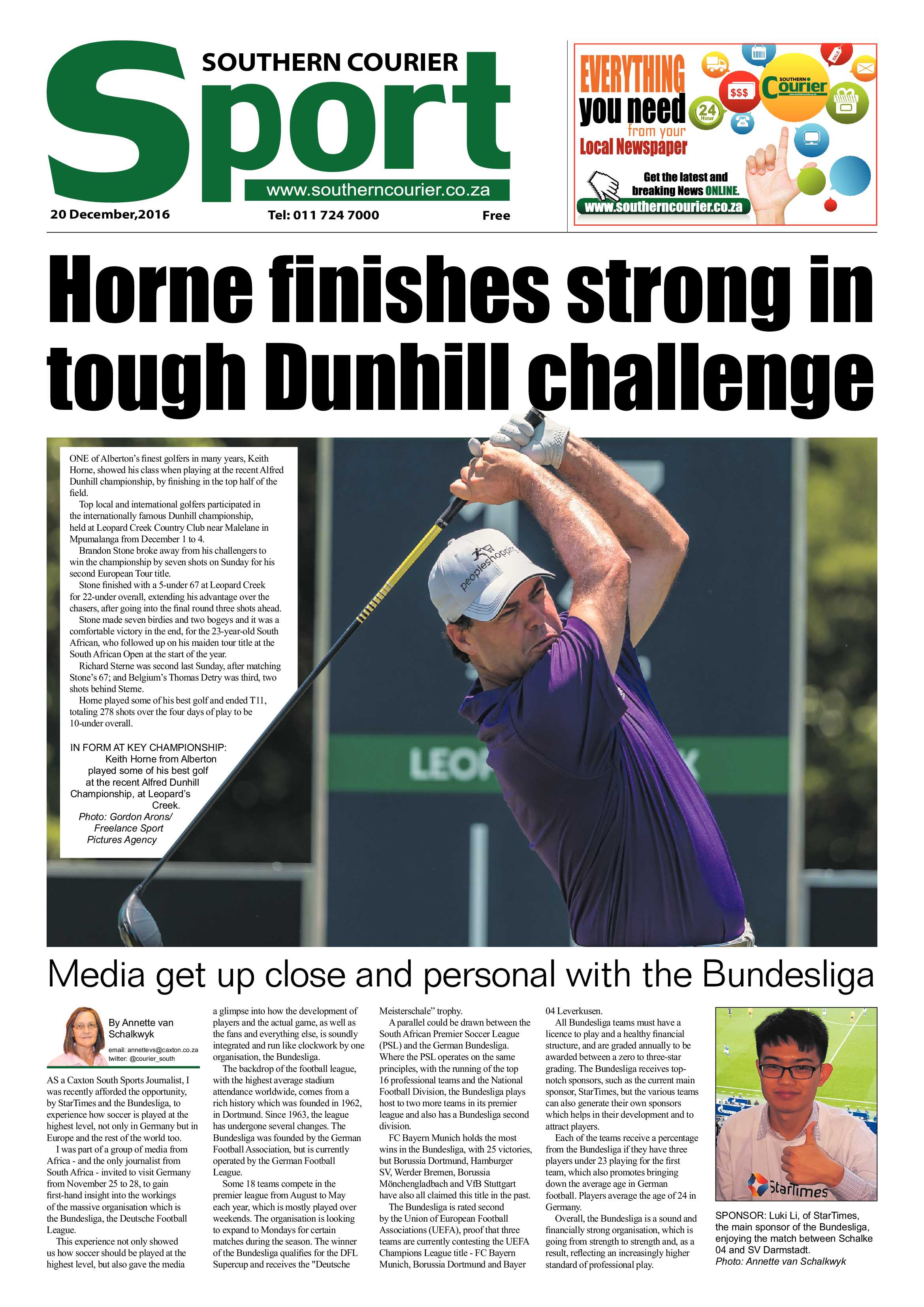 Southern Courier 20 December 2016 page 24