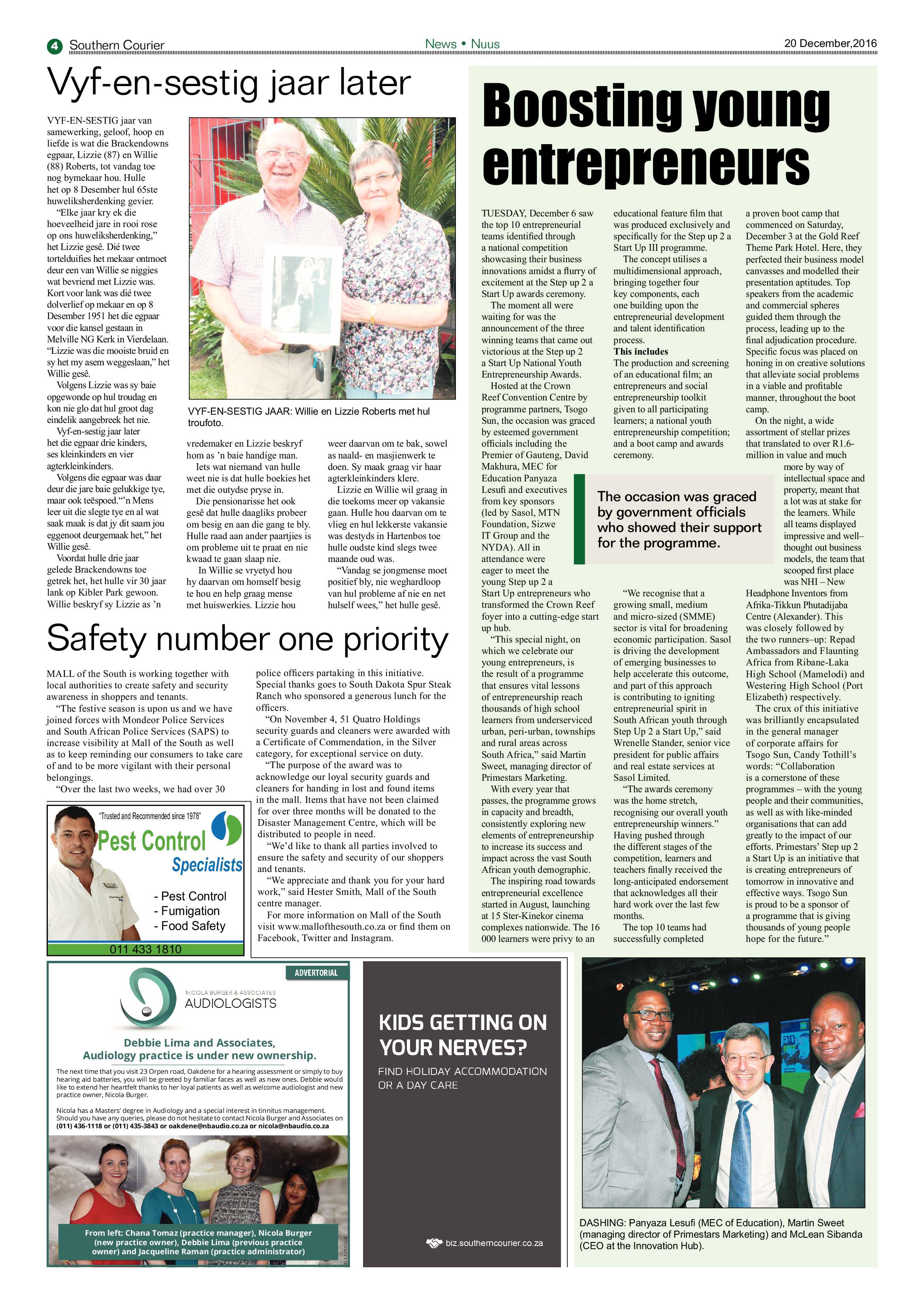 Southern Courier 20 December 2016 page 4