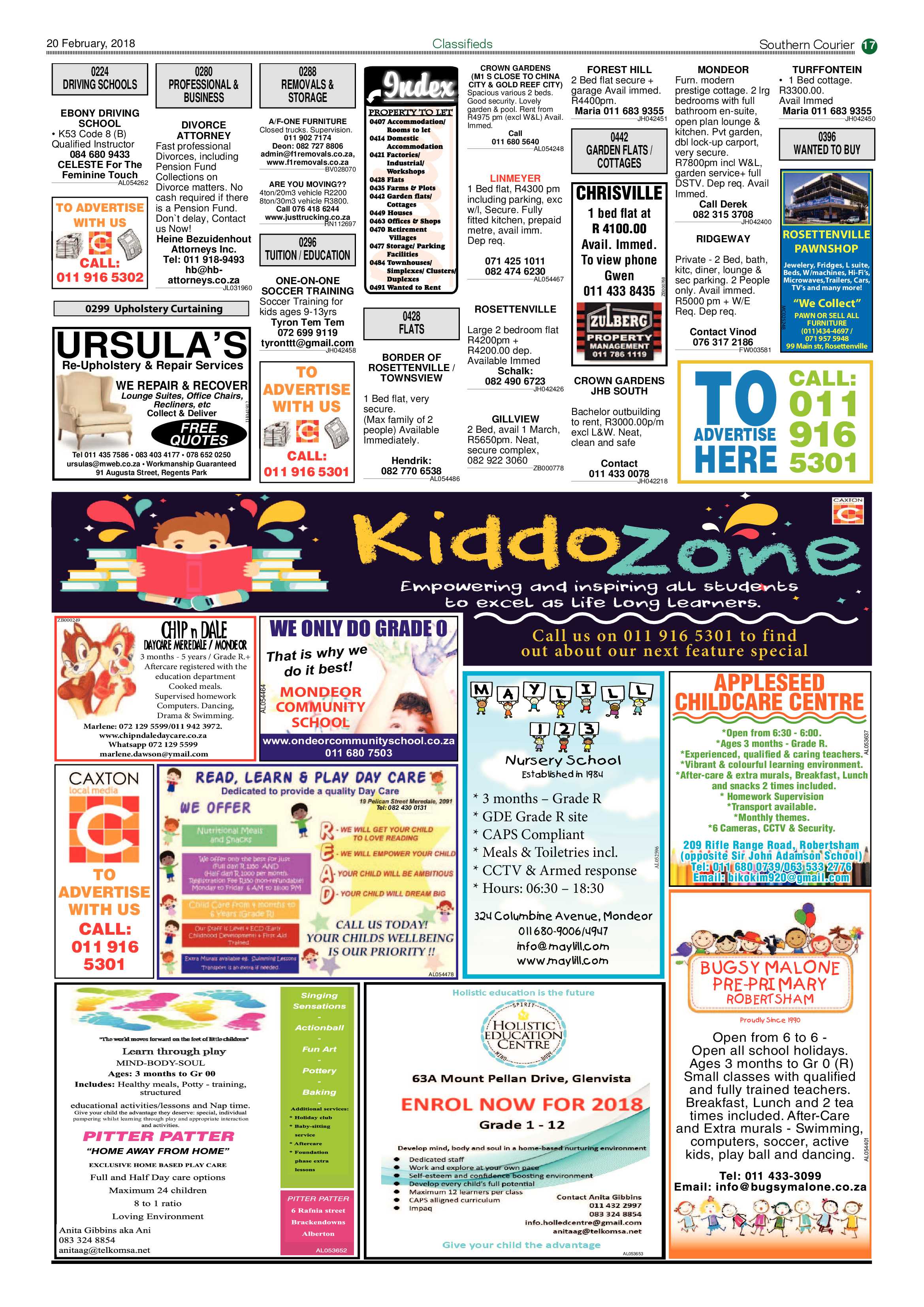 Southern Courier 20 February 2018 page 17
