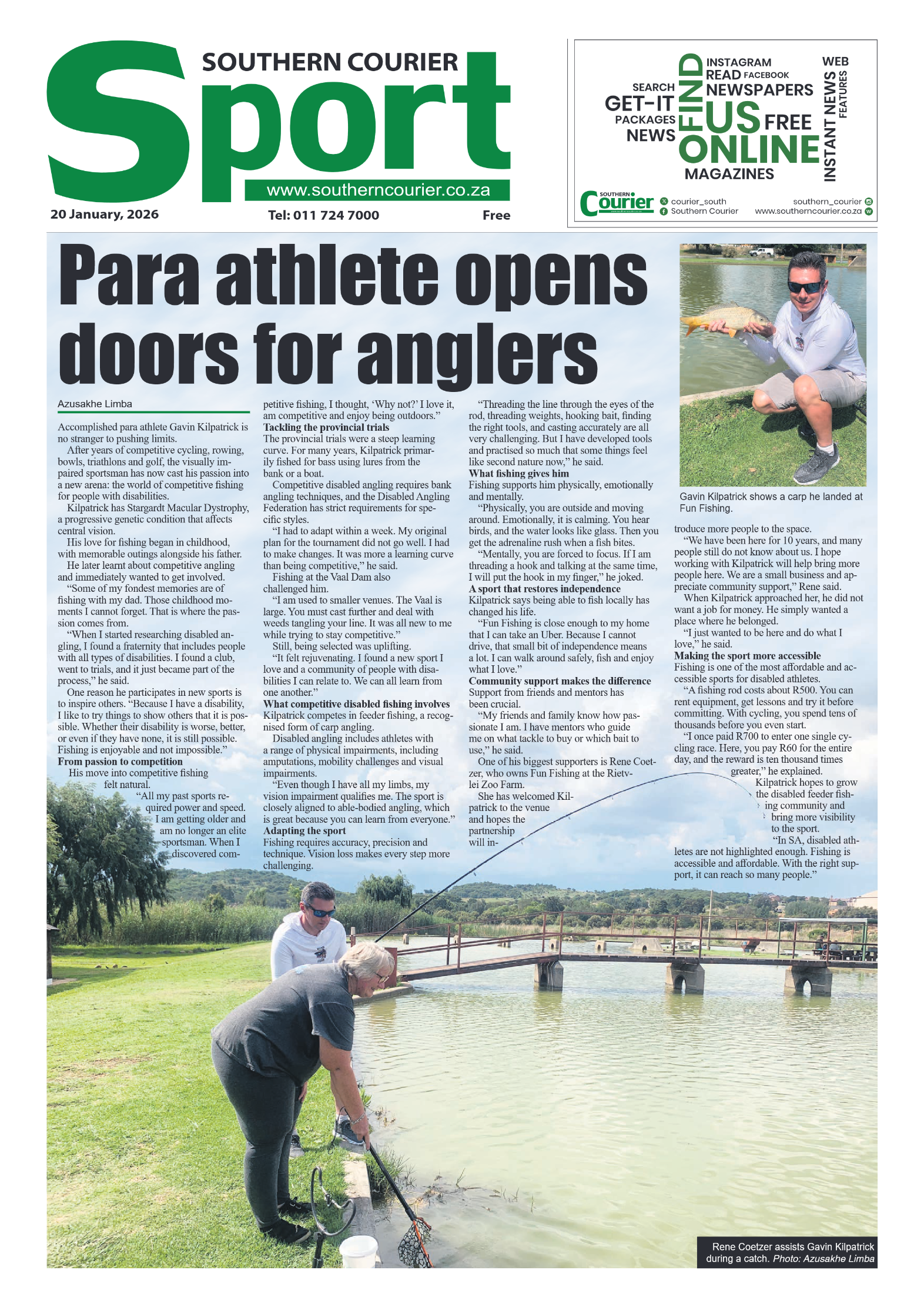 Southern Courier 20 January 2026 page 8