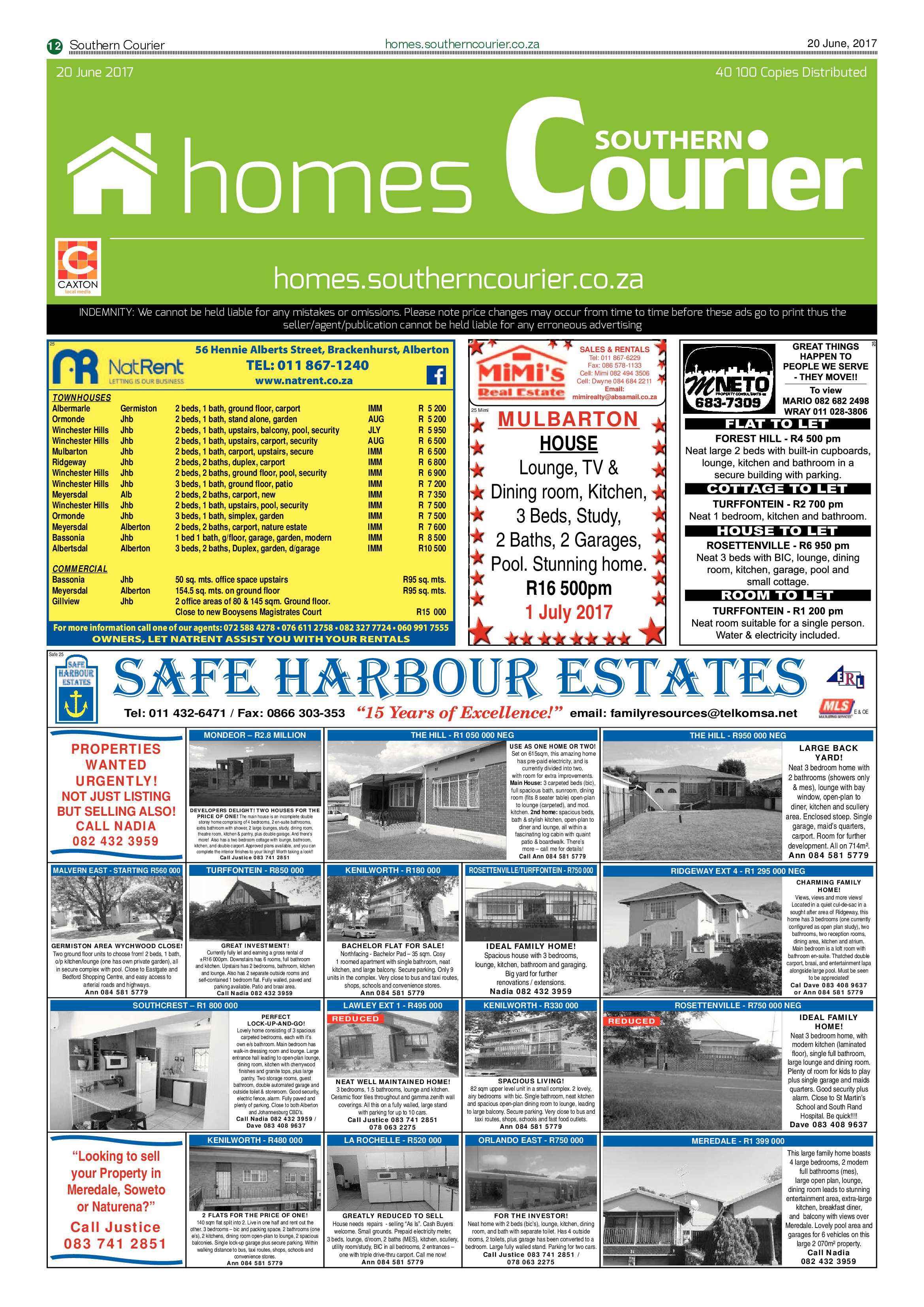 Southern Courier 20 June 2017 page 12