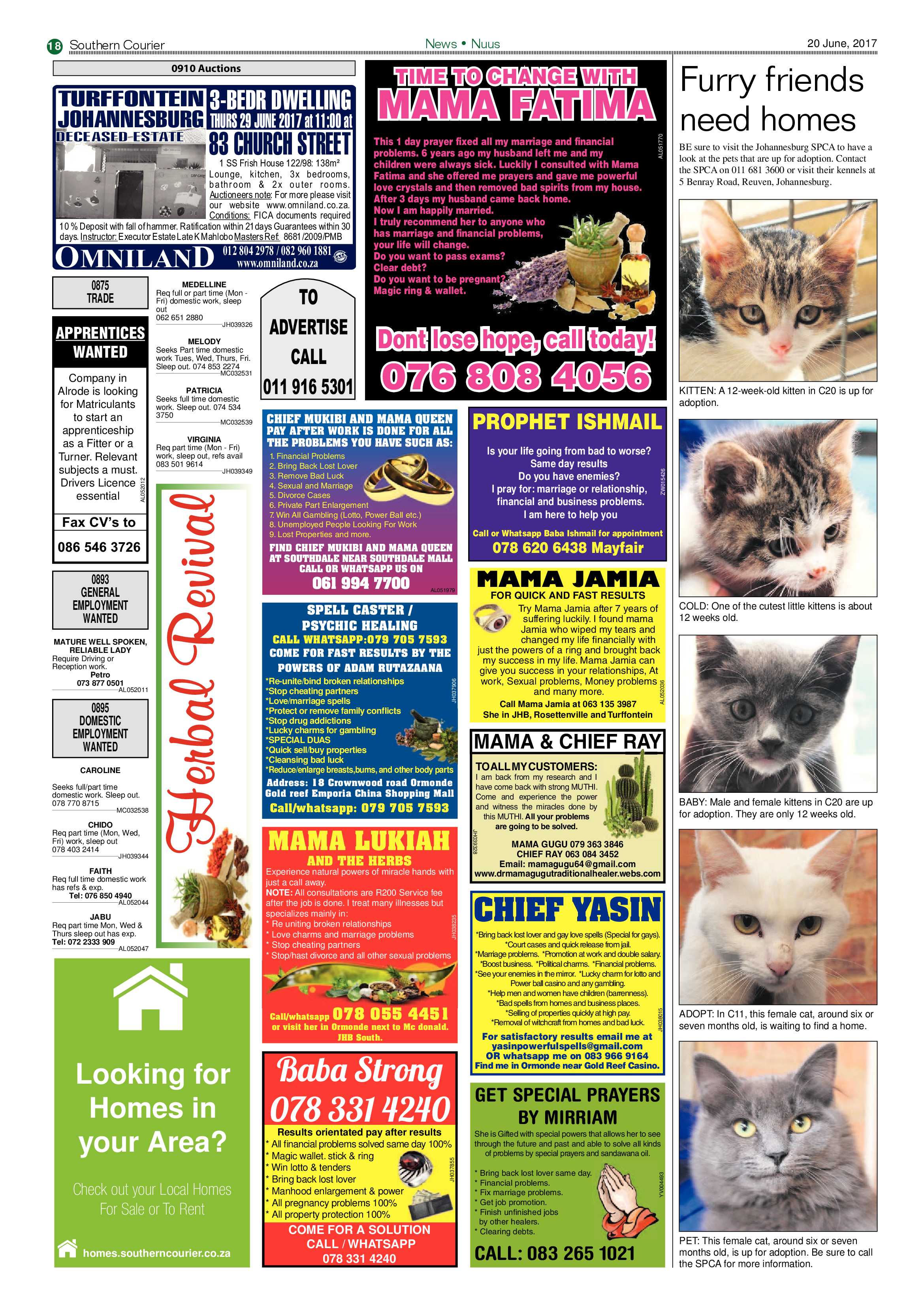 Southern Courier 20 June 2017 page 18