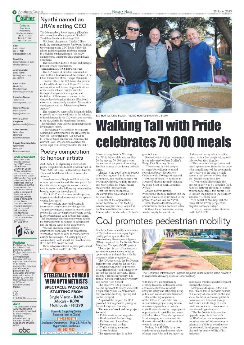 Southern Courier 20 June 2023 page 2