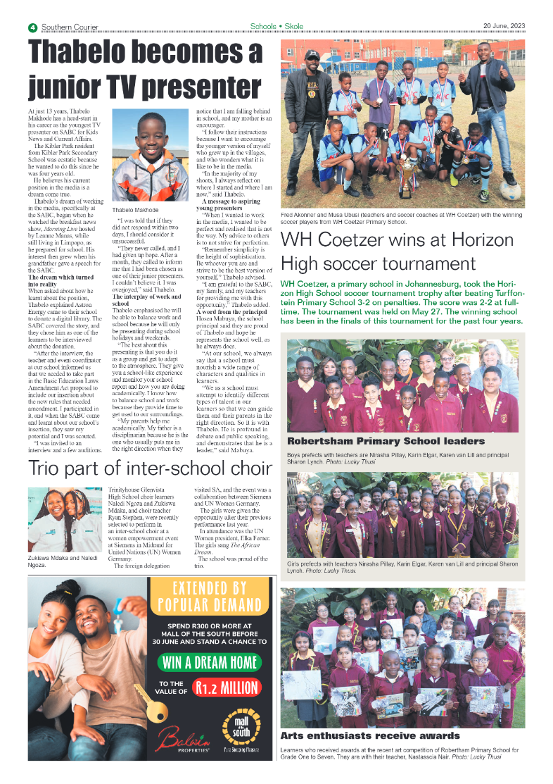 Southern Courier 20 June 2023 page 4