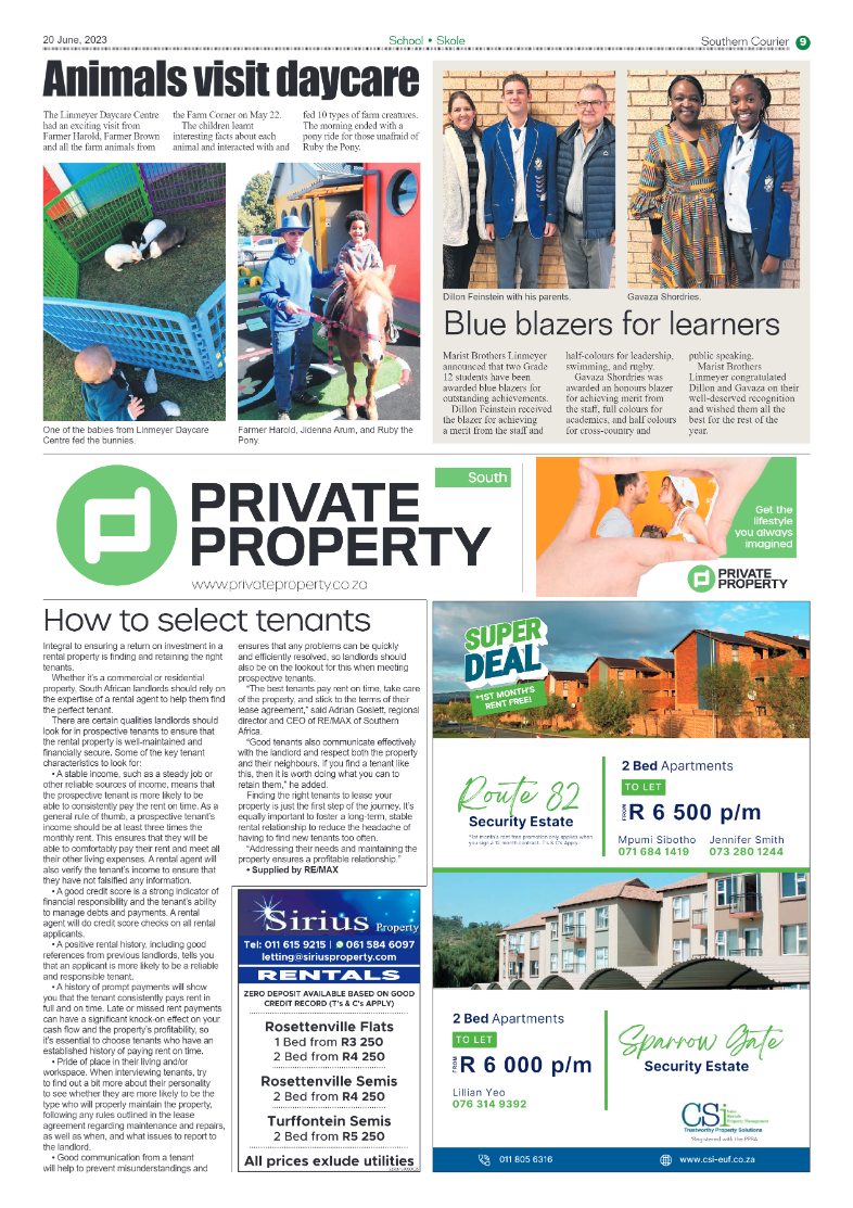 Southern Courier 20 June 2023 page 9