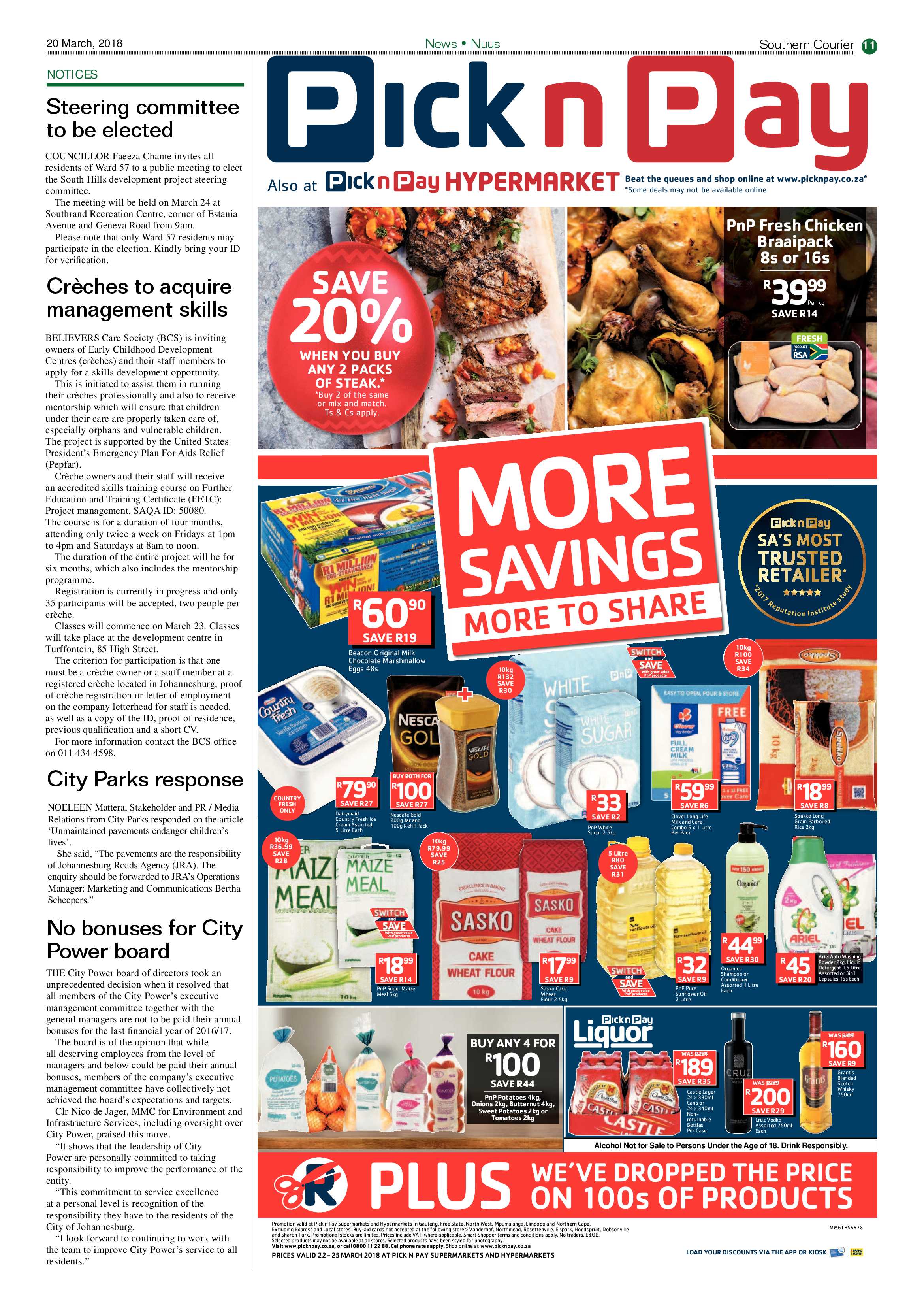 Southern Courier 20 March 2018 page 11
