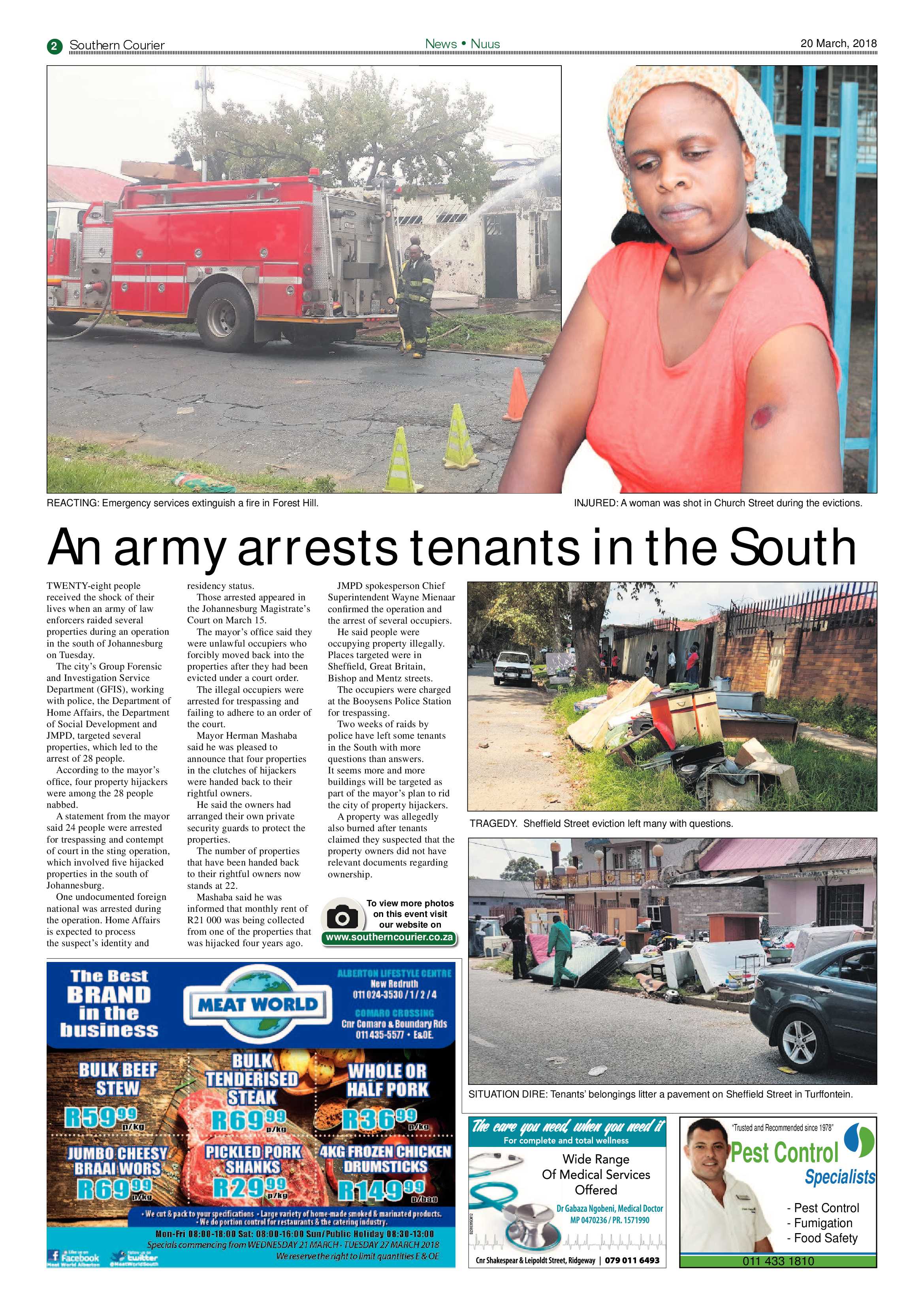 Southern Courier 20 March 2018 page 2