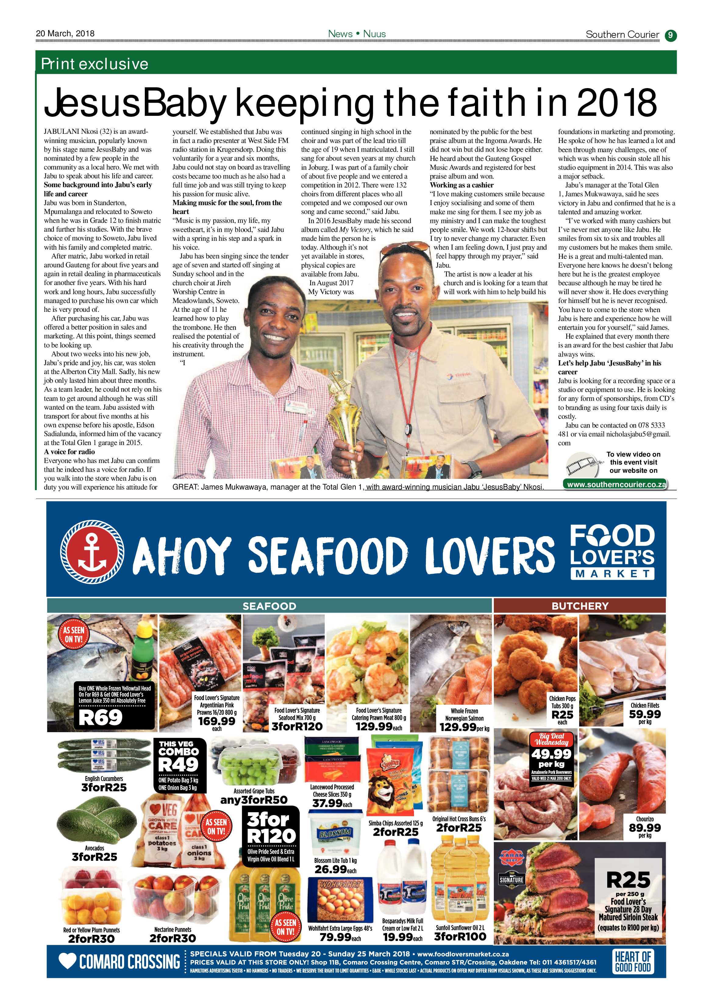 Southern Courier 20 March 2018 page 9