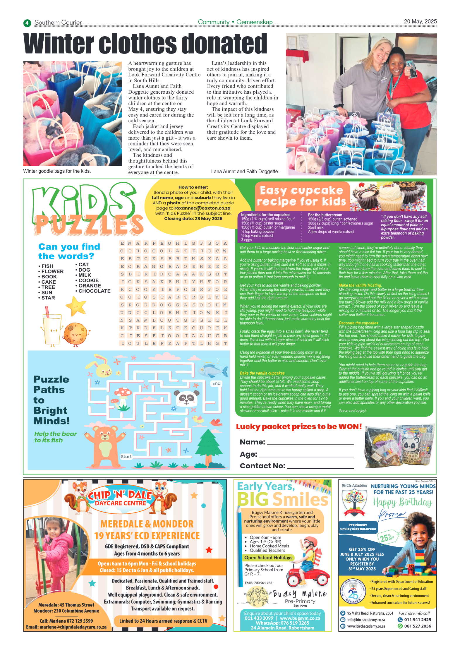 Southern Courier 20 May 2025 page 4