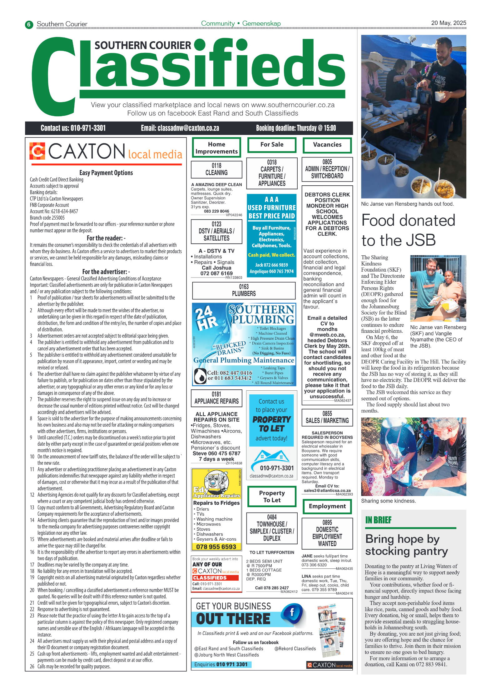 Southern Courier 20 May 2025 page 6