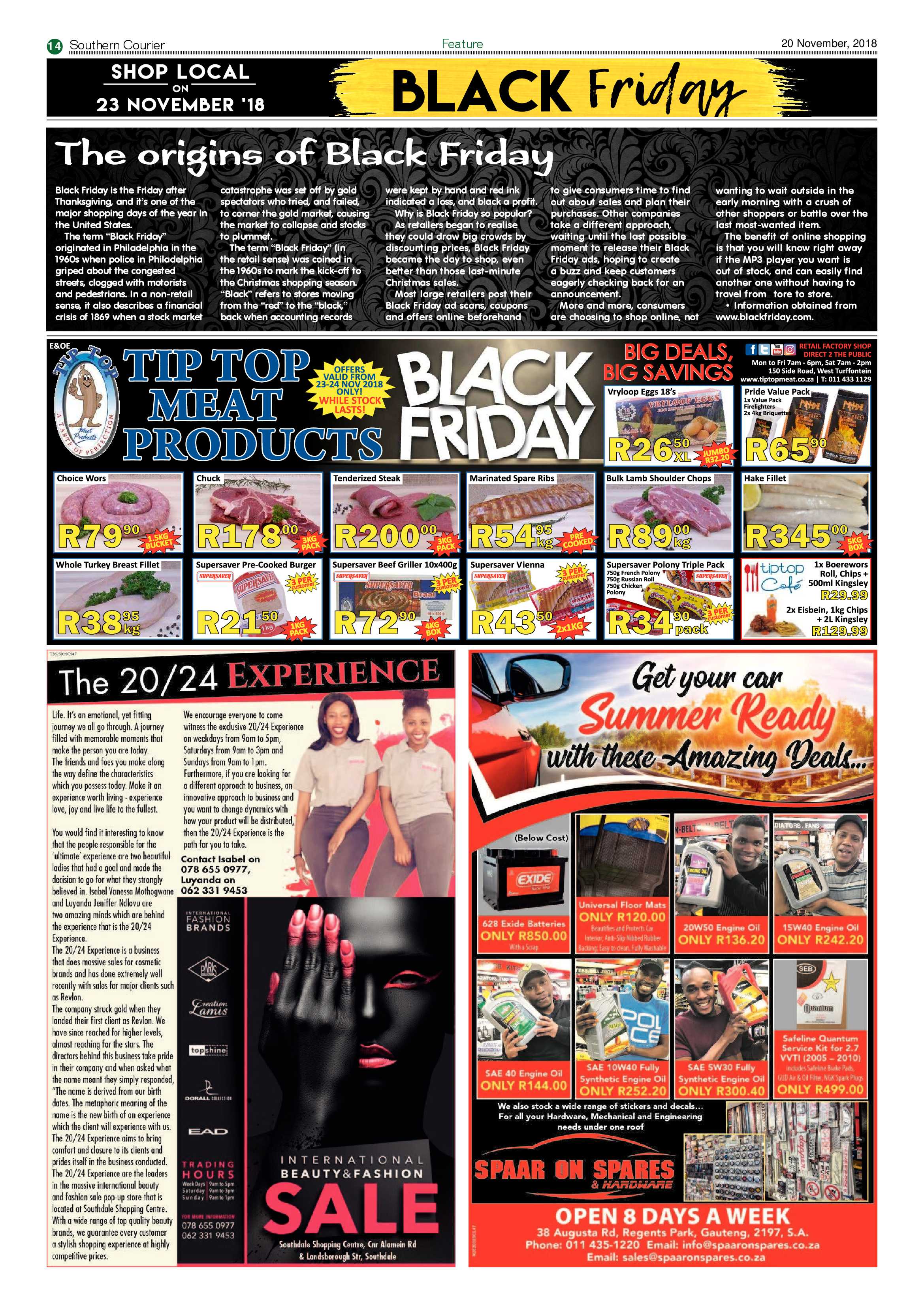 Southern Courier 20 November 2018 page 14