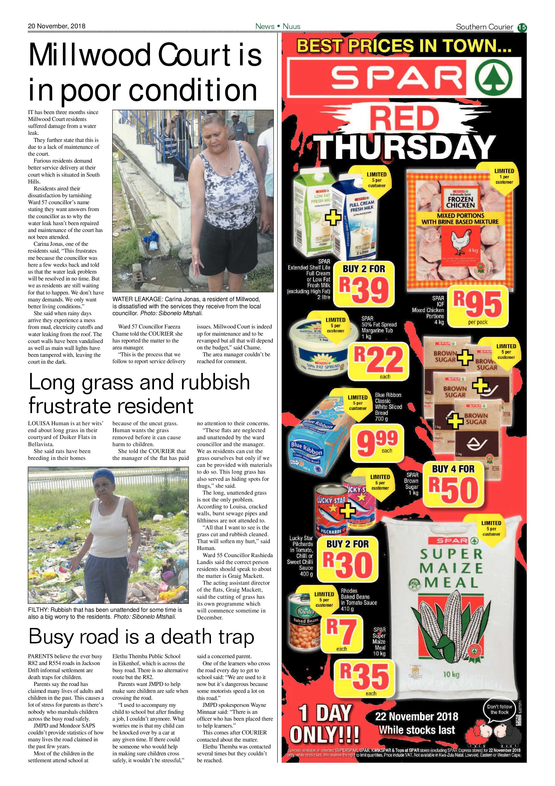 Southern Courier 20 November 2018 page 15
