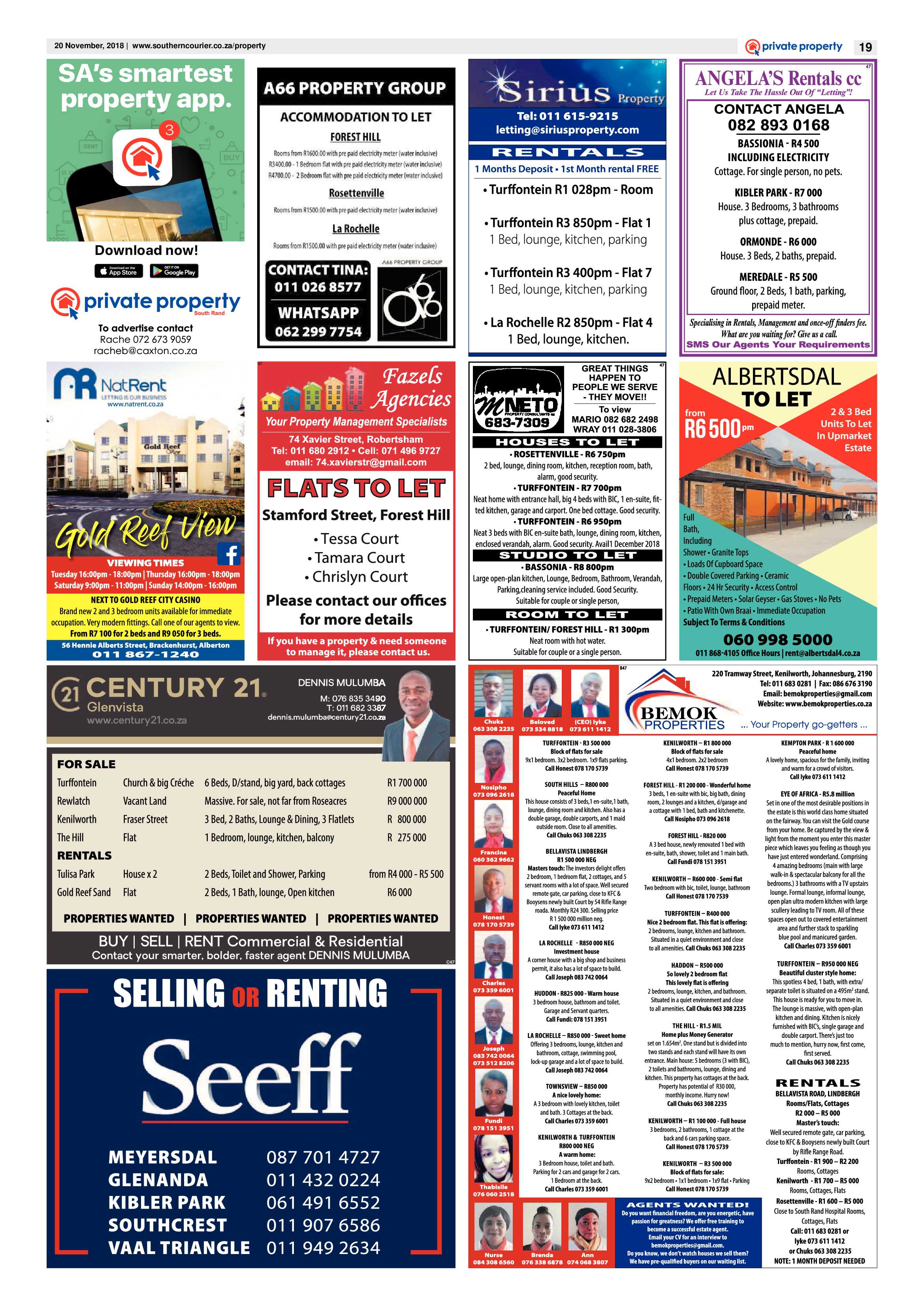 Southern Courier 20 November 2018 page 19