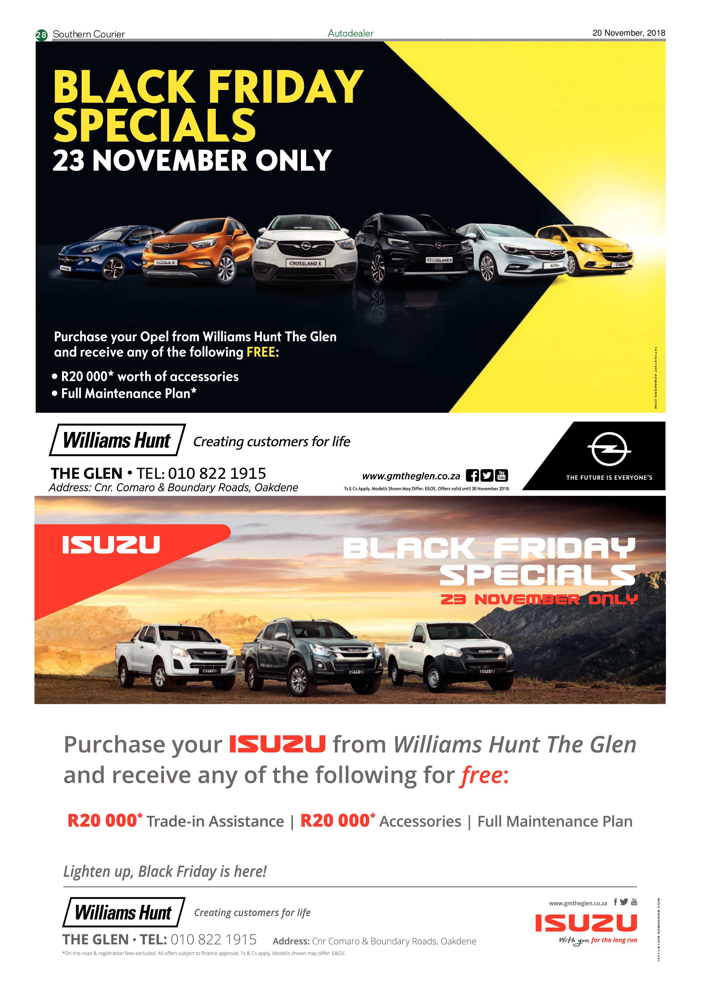 Southern Courier 20 November 2018 page 28