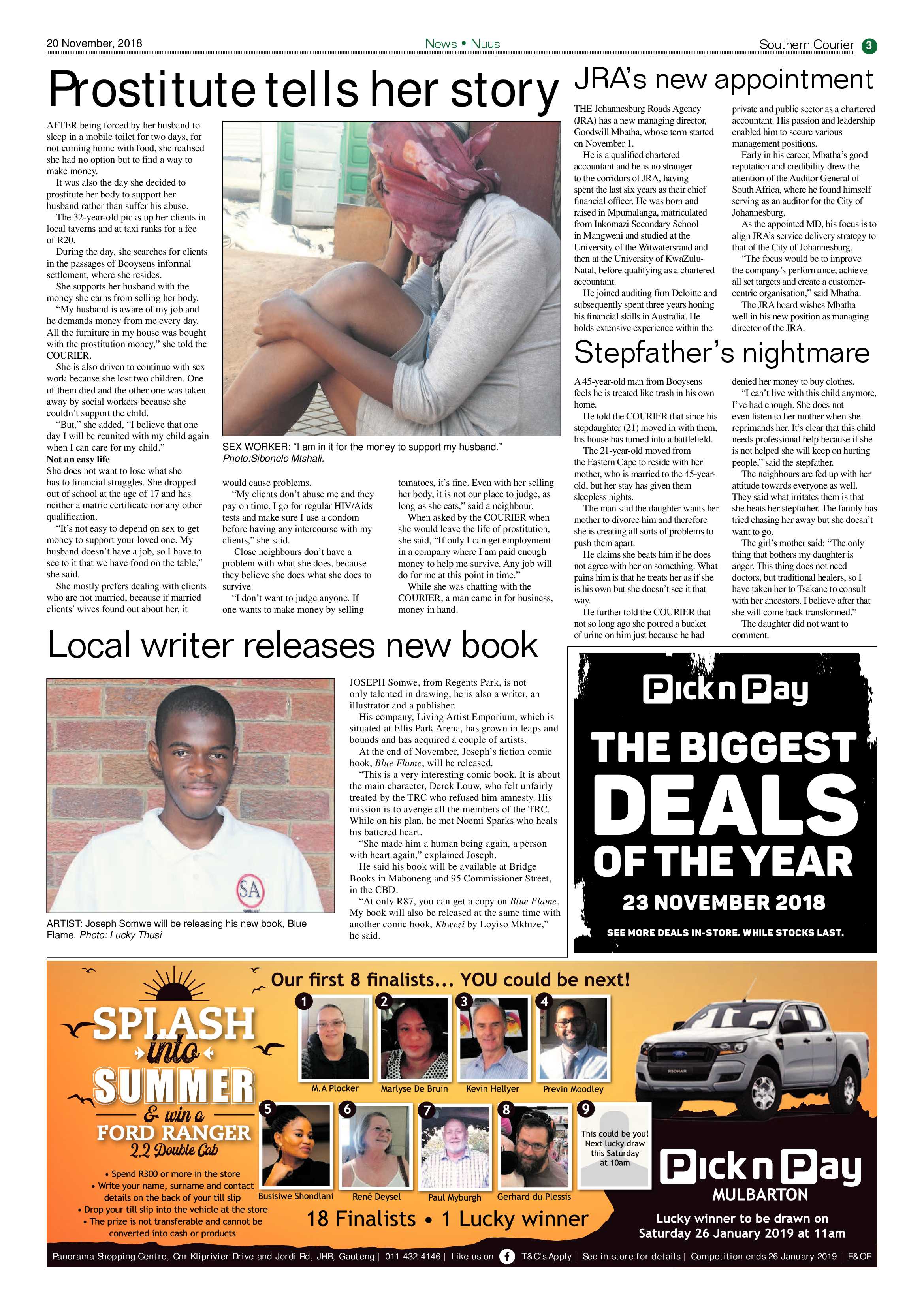 Southern Courier 20 November 2018 page 3