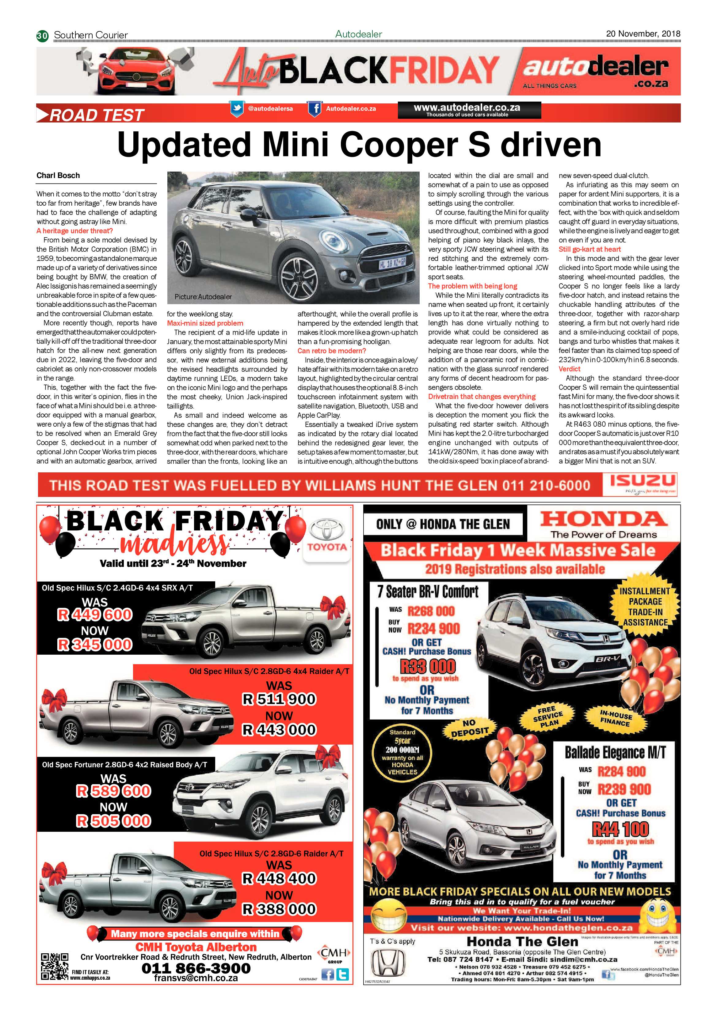Southern Courier 20 November 2018 page 30