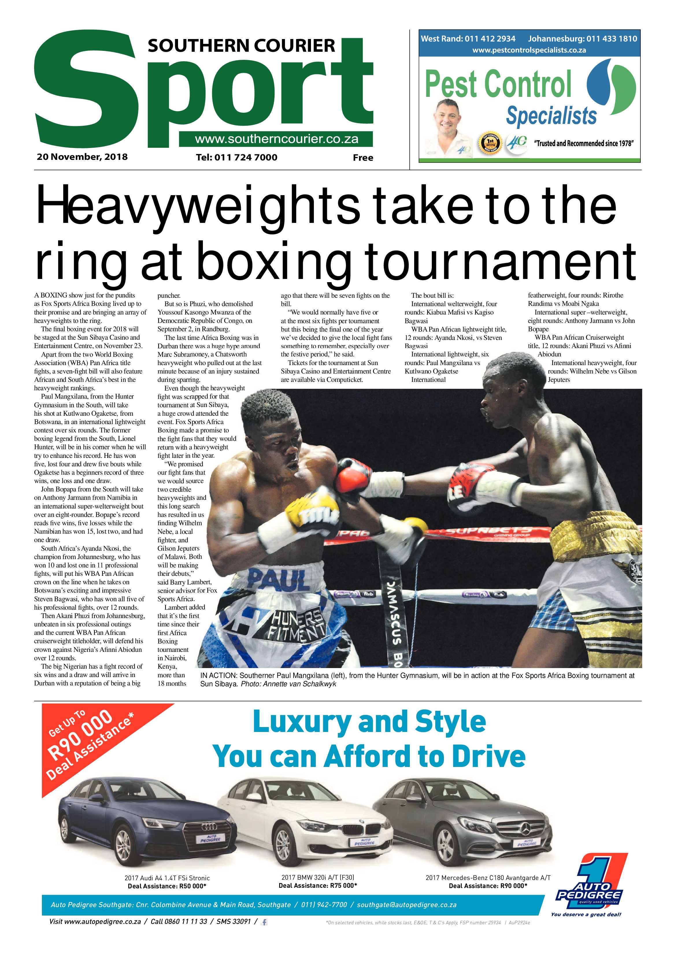 Southern Courier 20 November 2018 page 32
