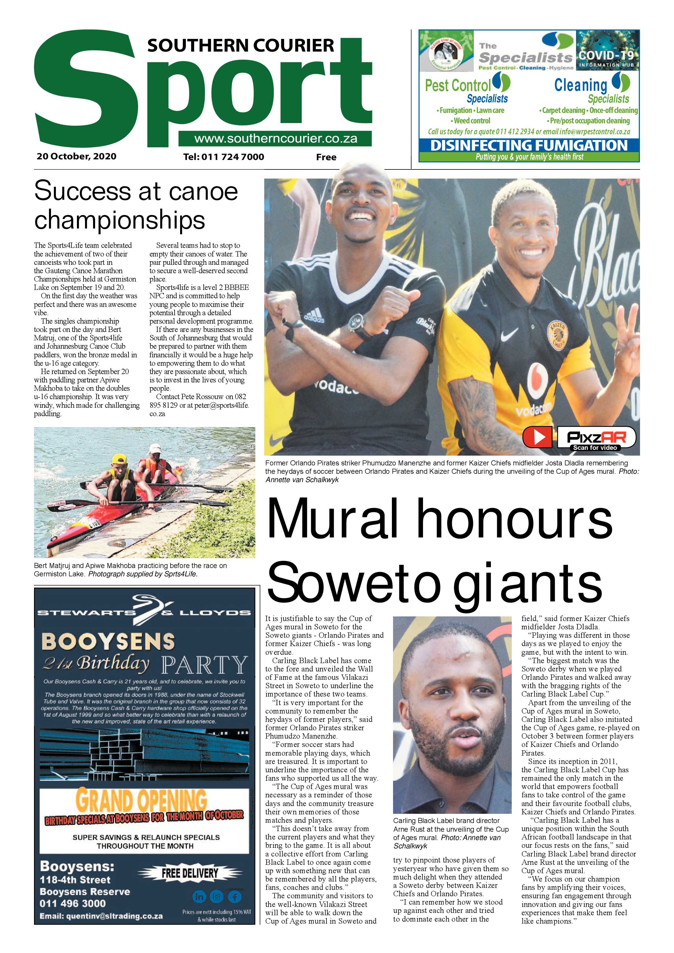 Southern Courier 20 October 2020 page 12