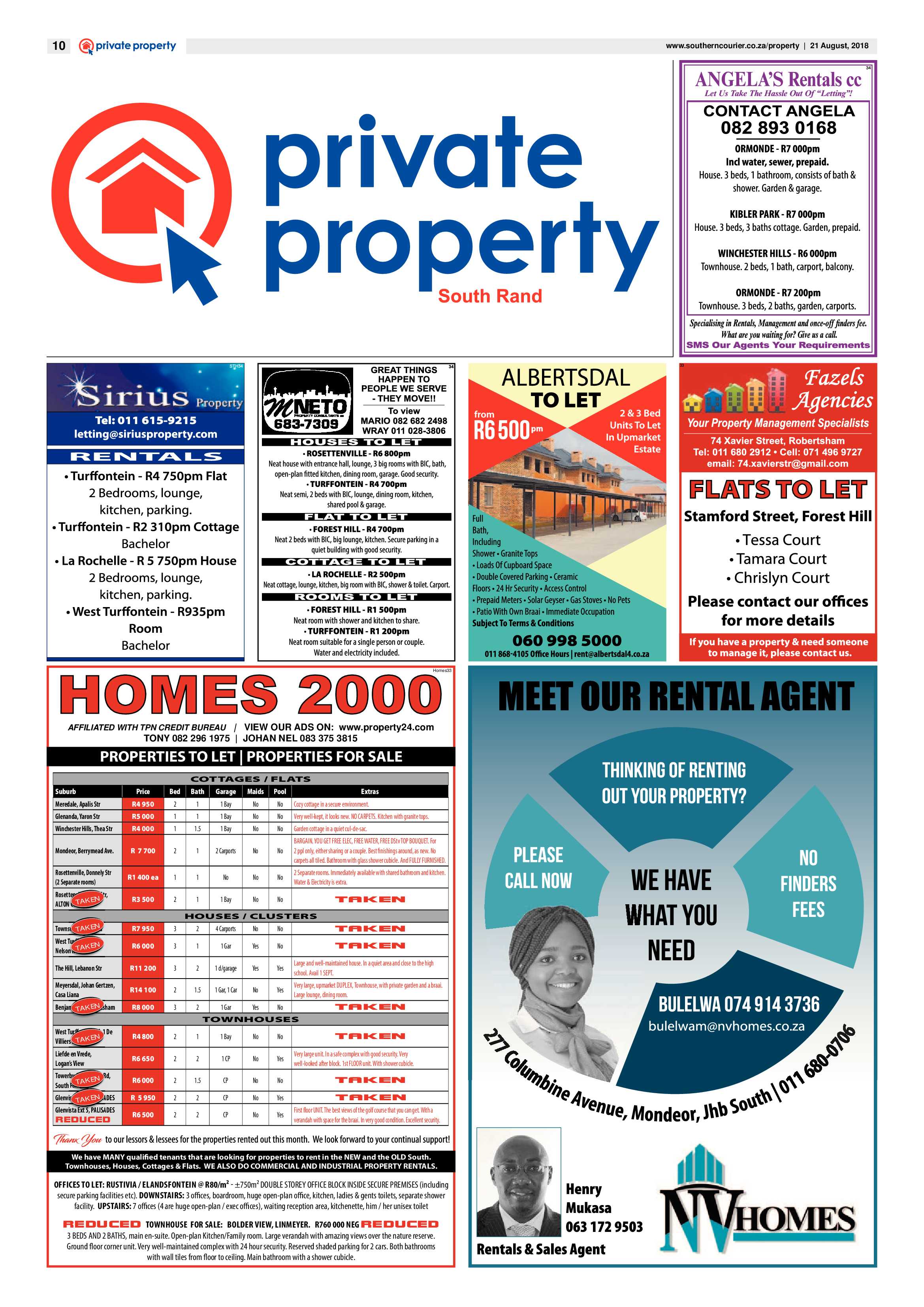 Southern Courier 21 August 2018 page 10