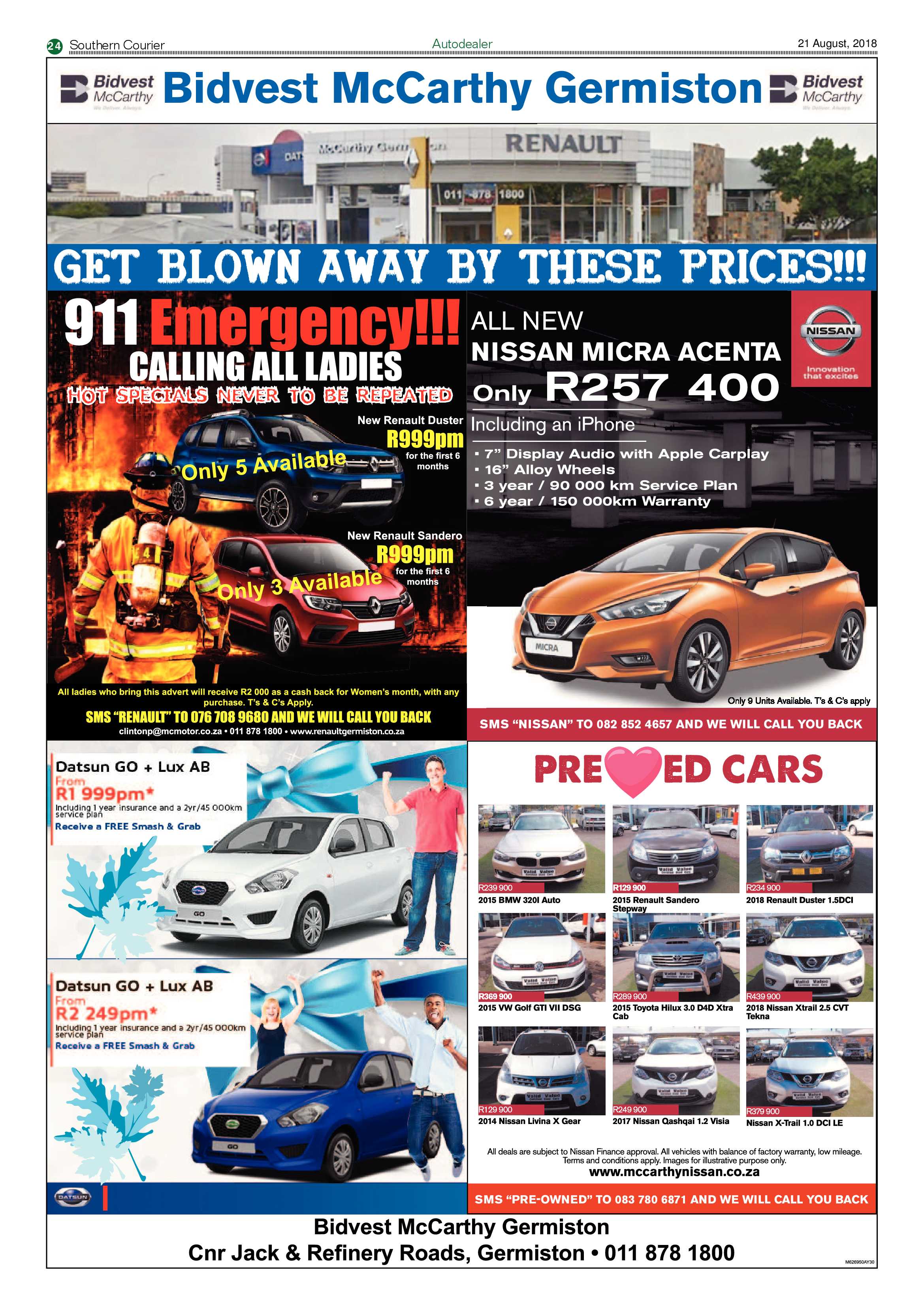 Southern Courier 21 August 2018 page 24