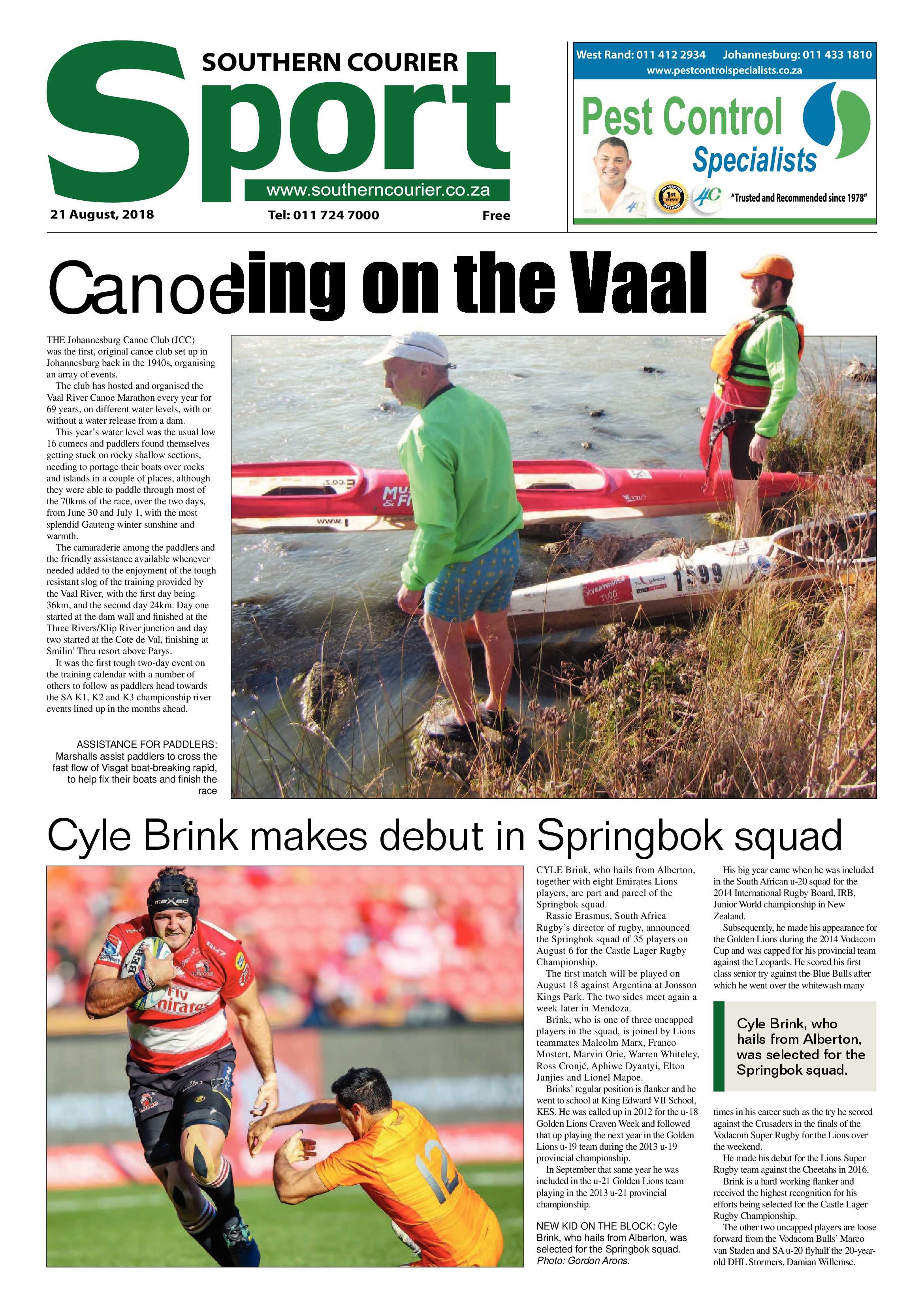 Southern Courier 21 August 2018 page 28