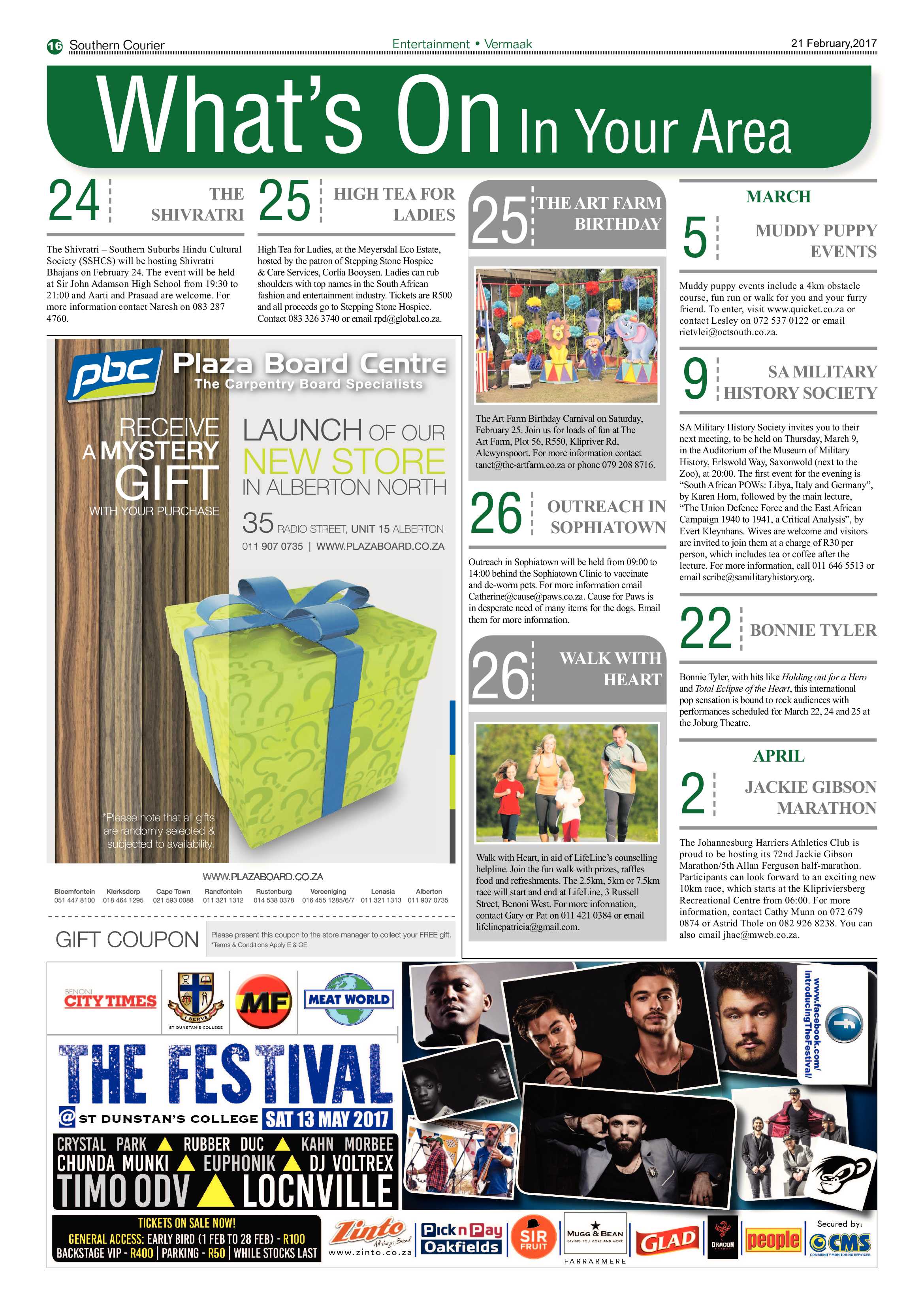 Southern Courier 21 February 2017 page 16