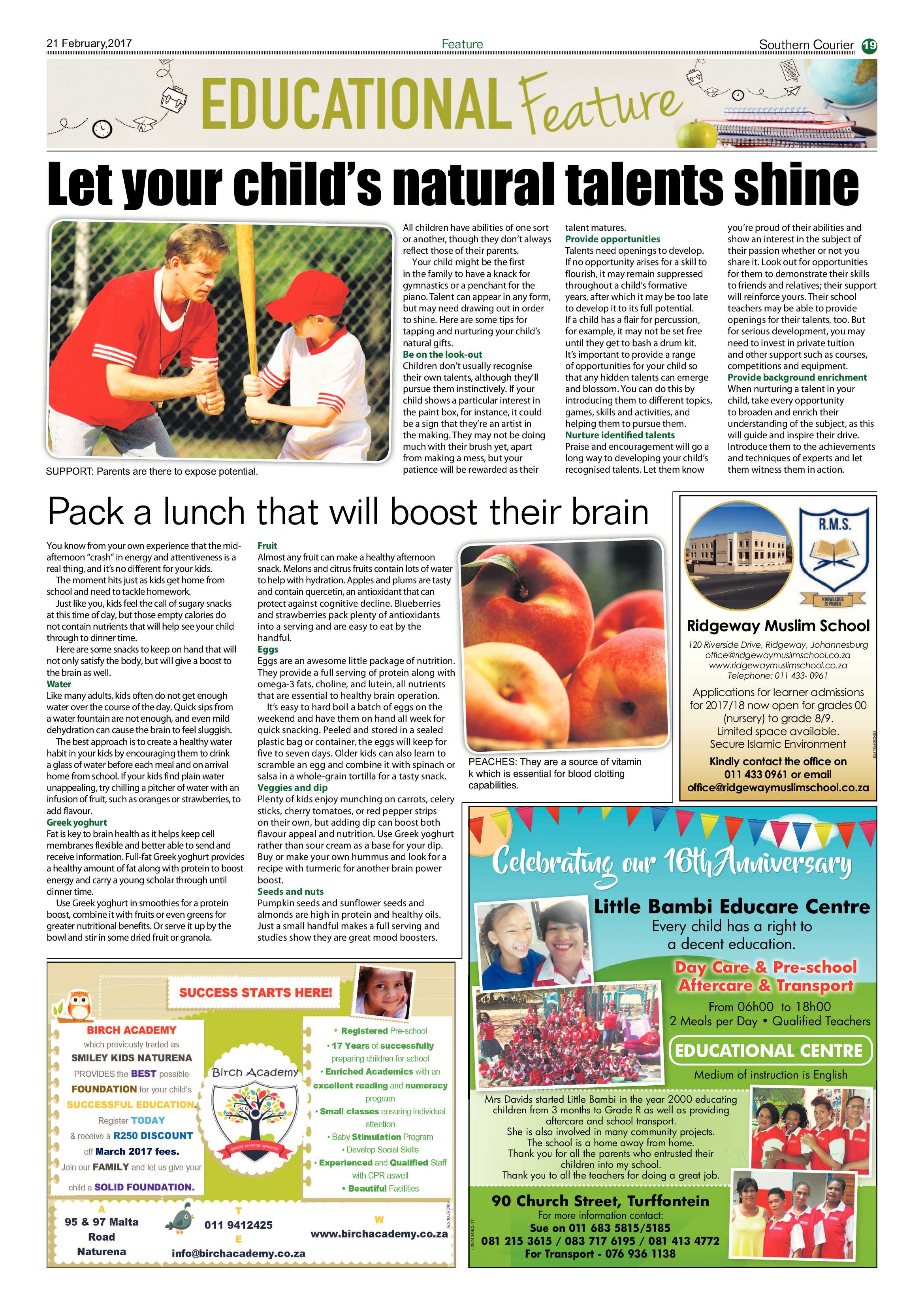 Southern Courier 21 February 2017 page 19