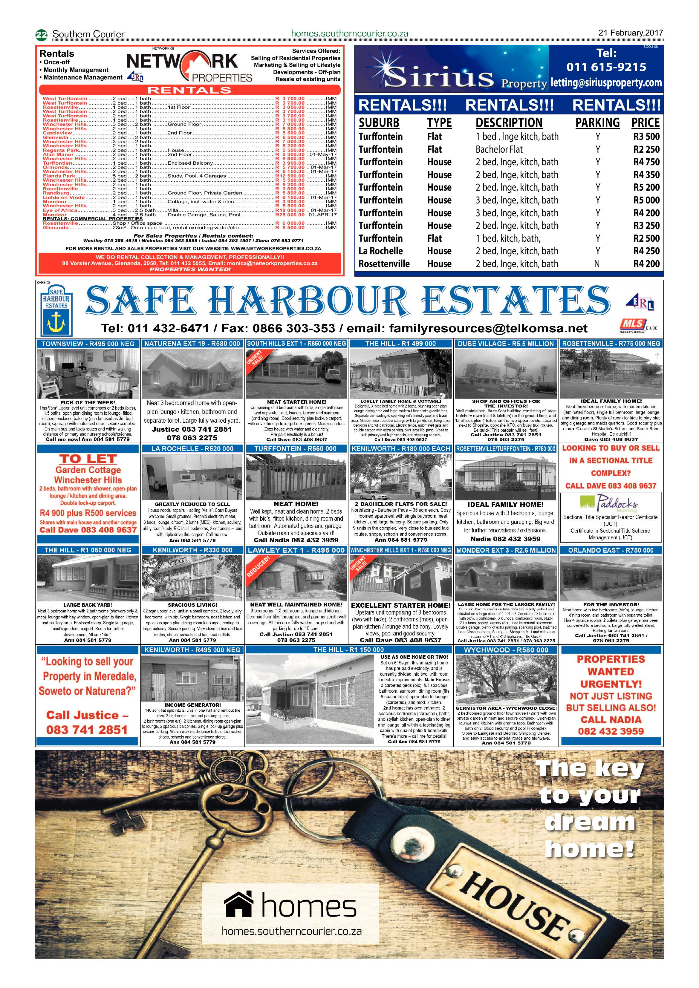 Southern Courier 21 February 2017 page 22