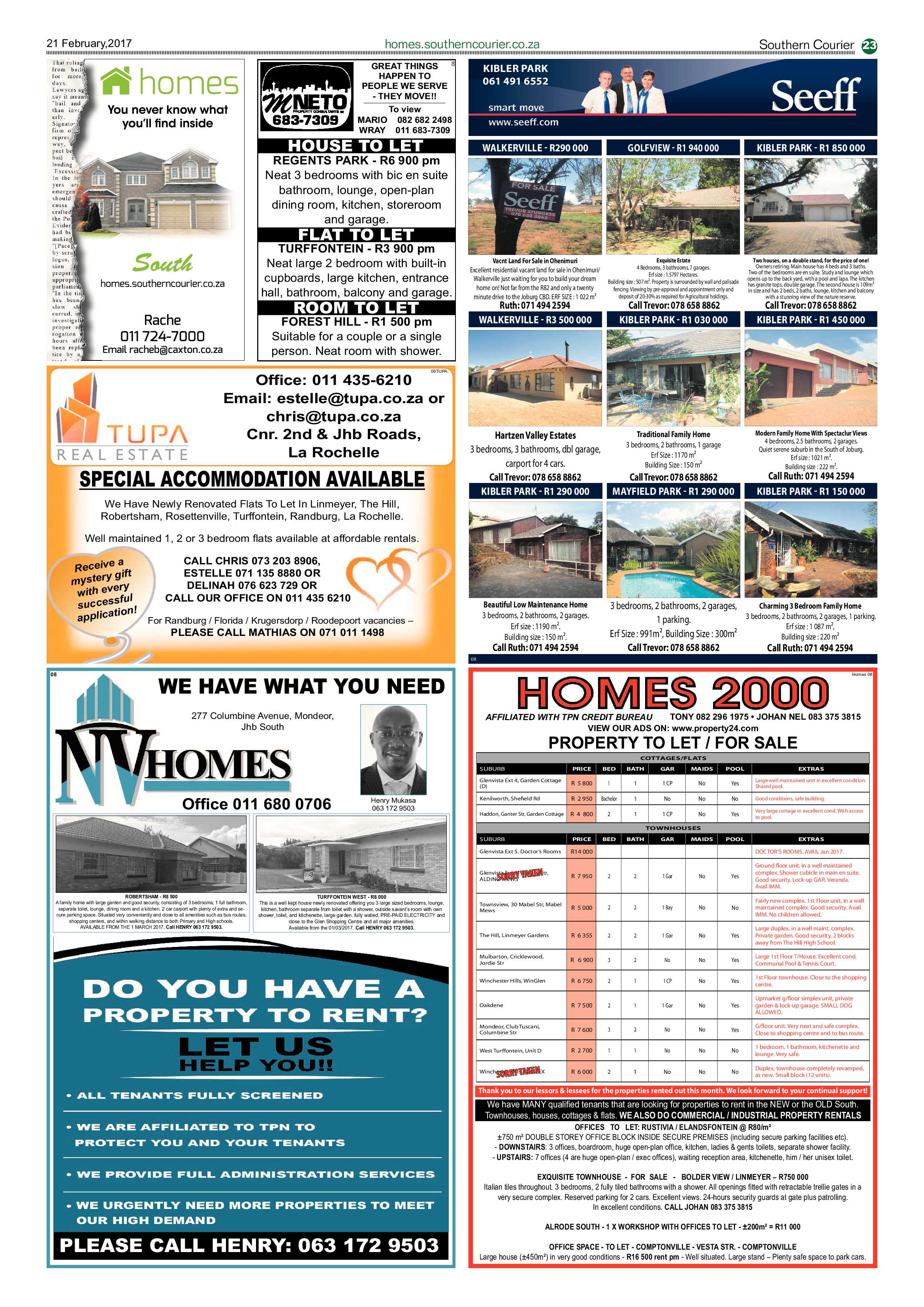 Southern Courier 21 February 2017 page 23
