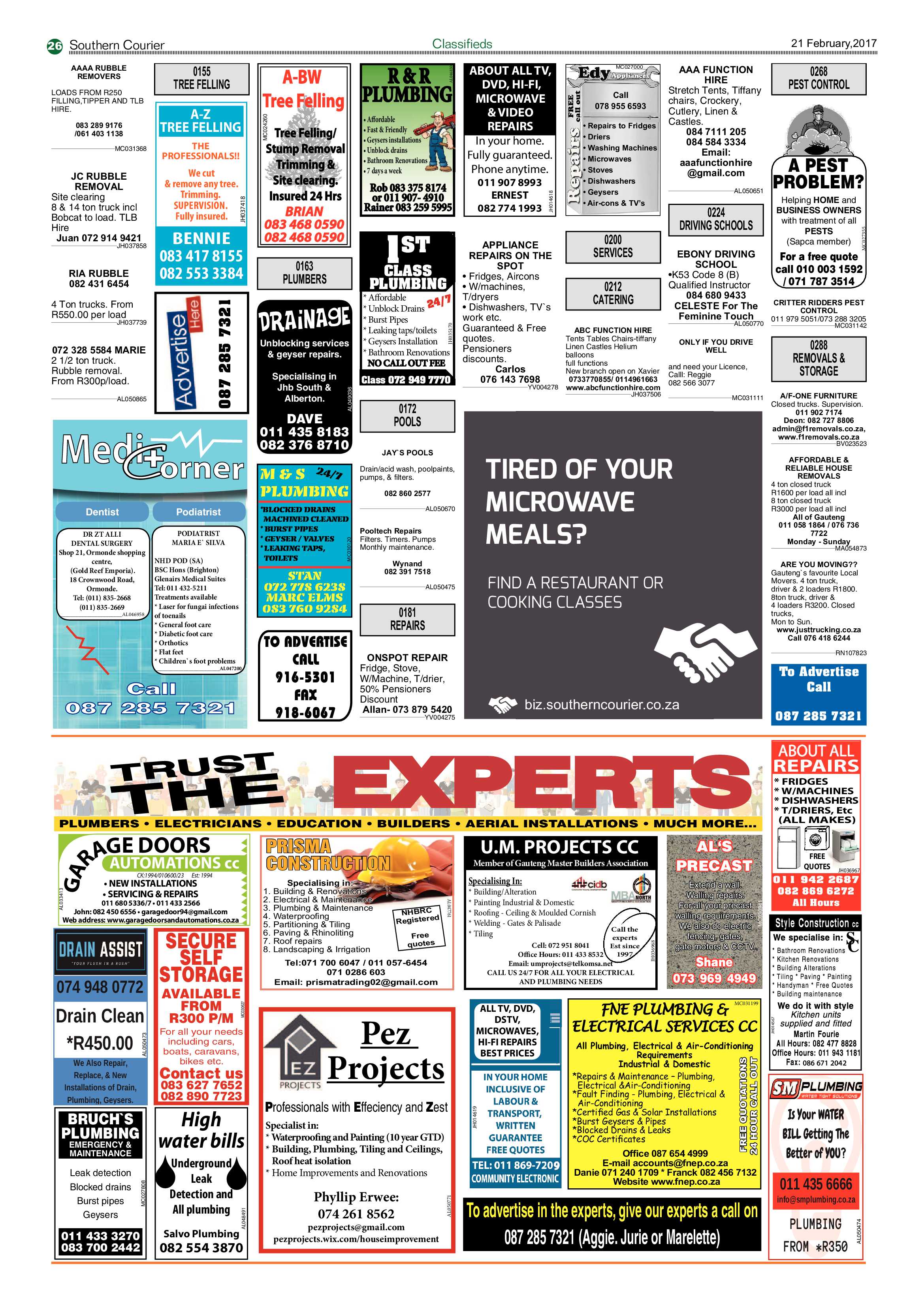 Southern Courier 21 February 2017 page 26