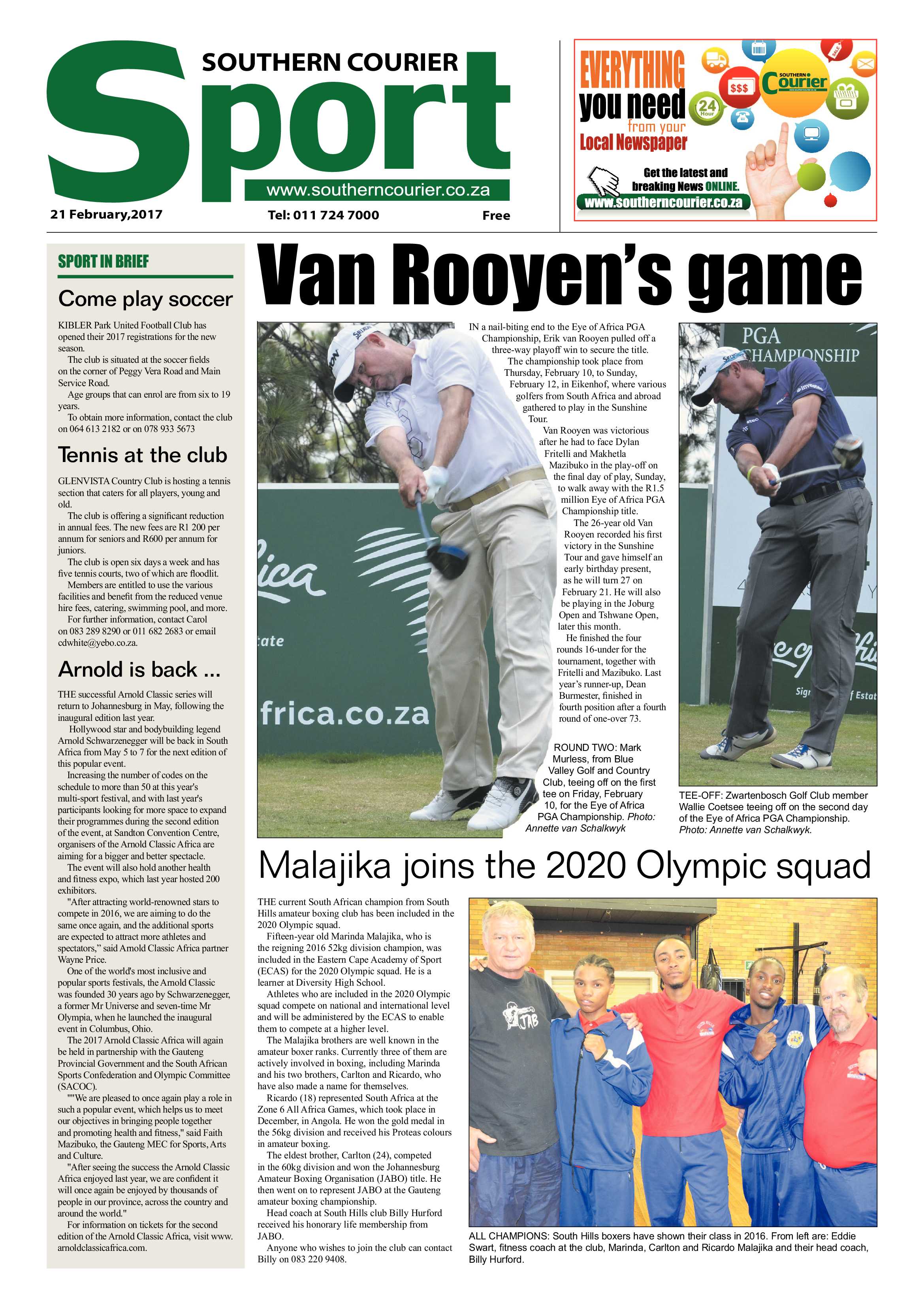 Southern Courier 21 February 2017 page 32