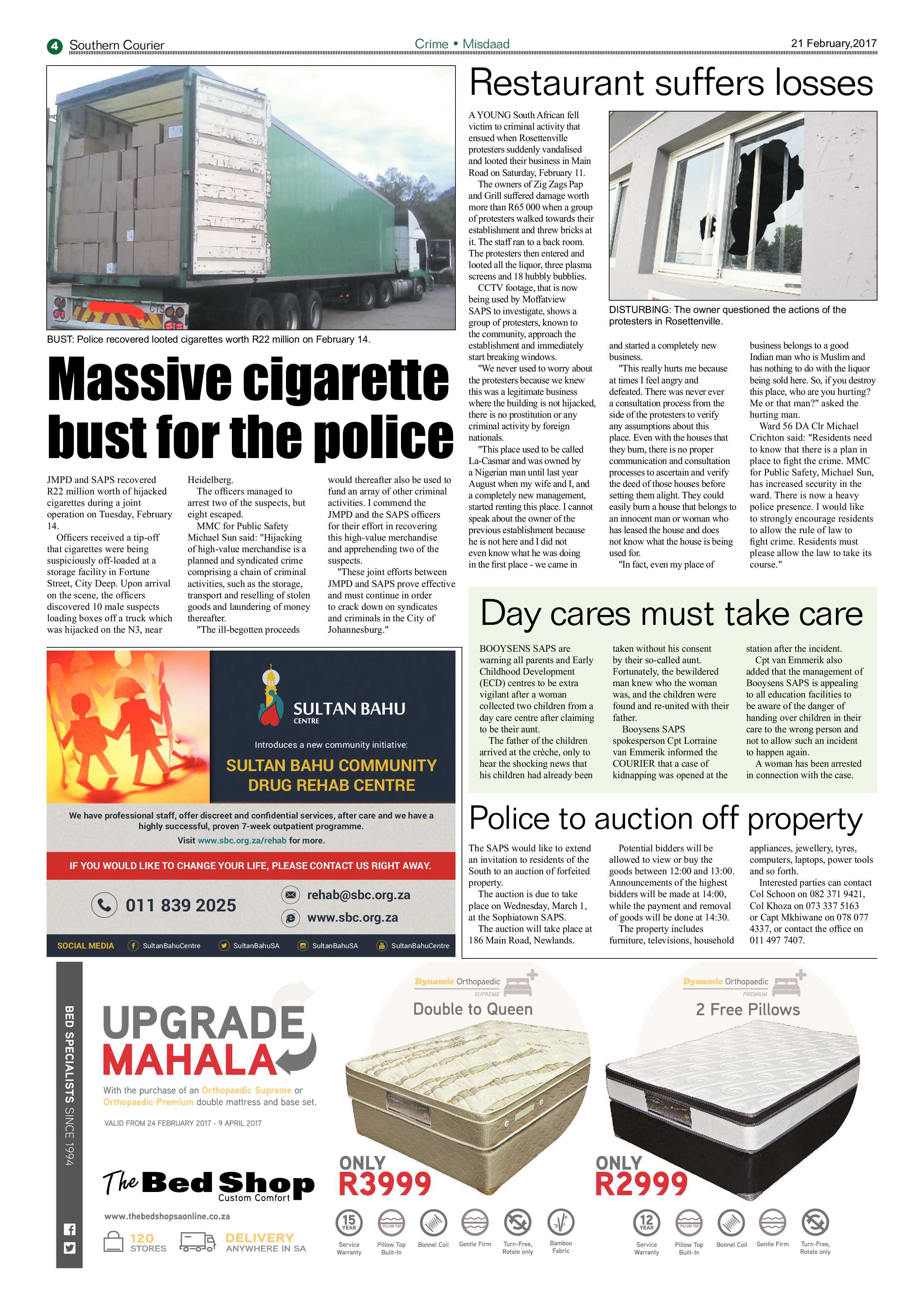 Southern Courier 21 February 2017 page 4