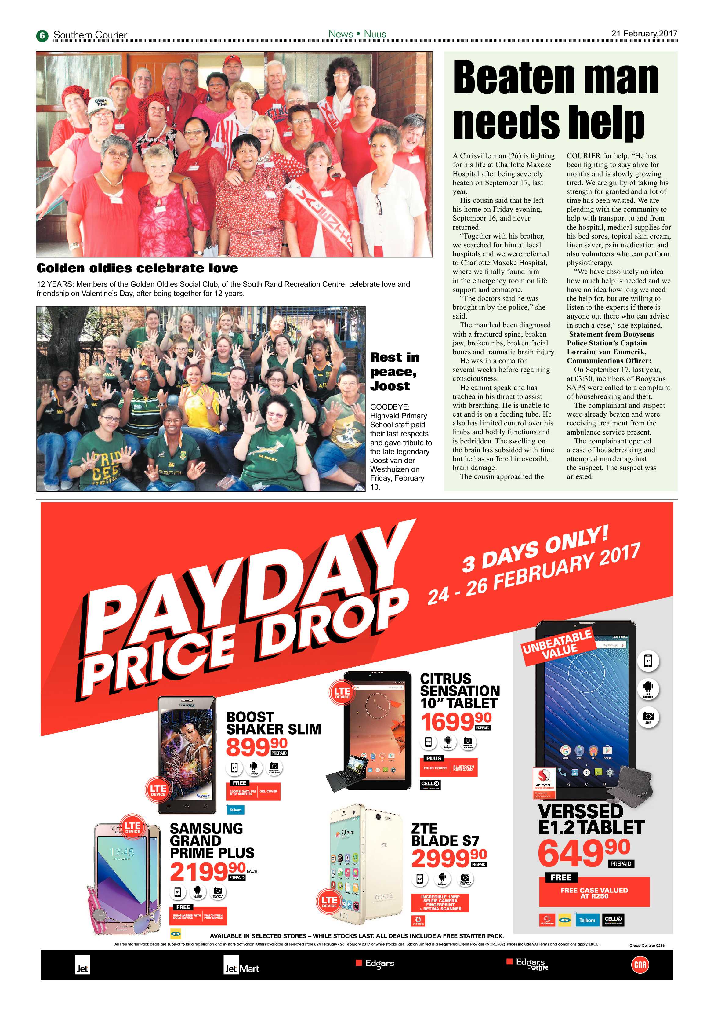 Southern Courier 21 February 2017 page 6