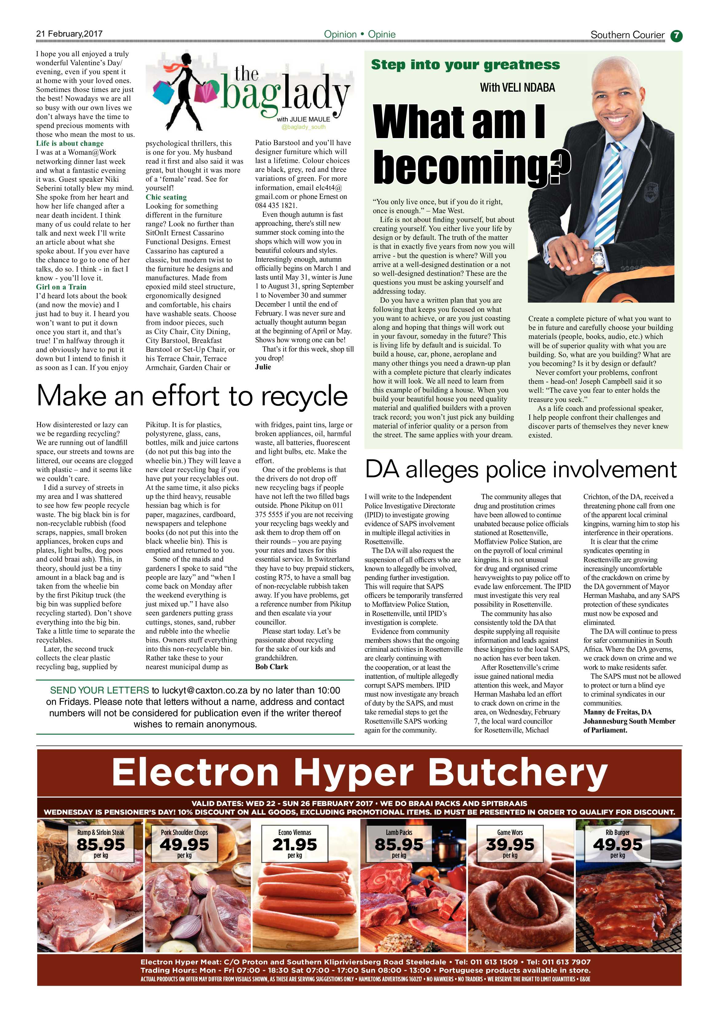 Southern Courier 21 February 2017 page 7