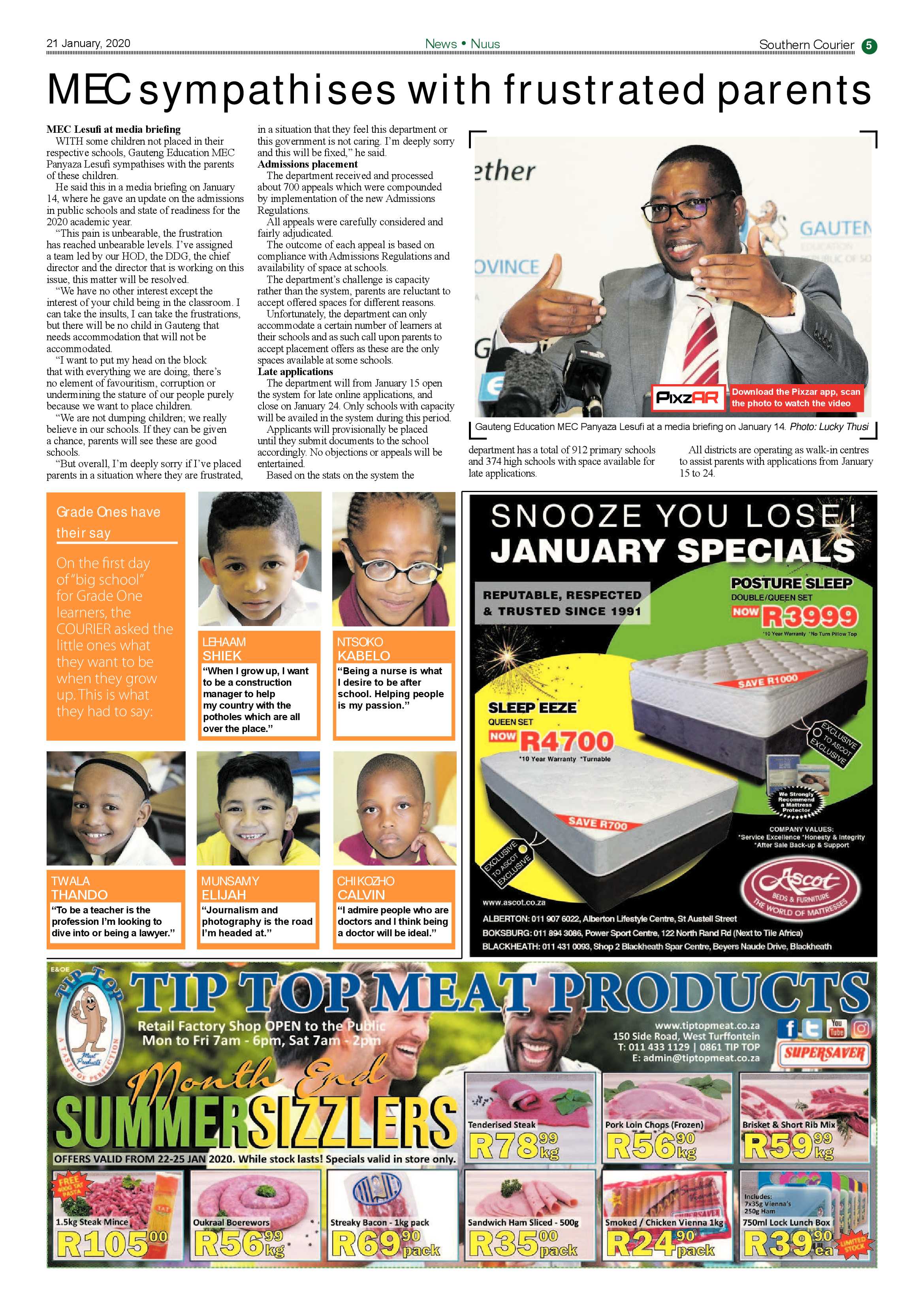 Southern Courier 21 January 2020 page 5