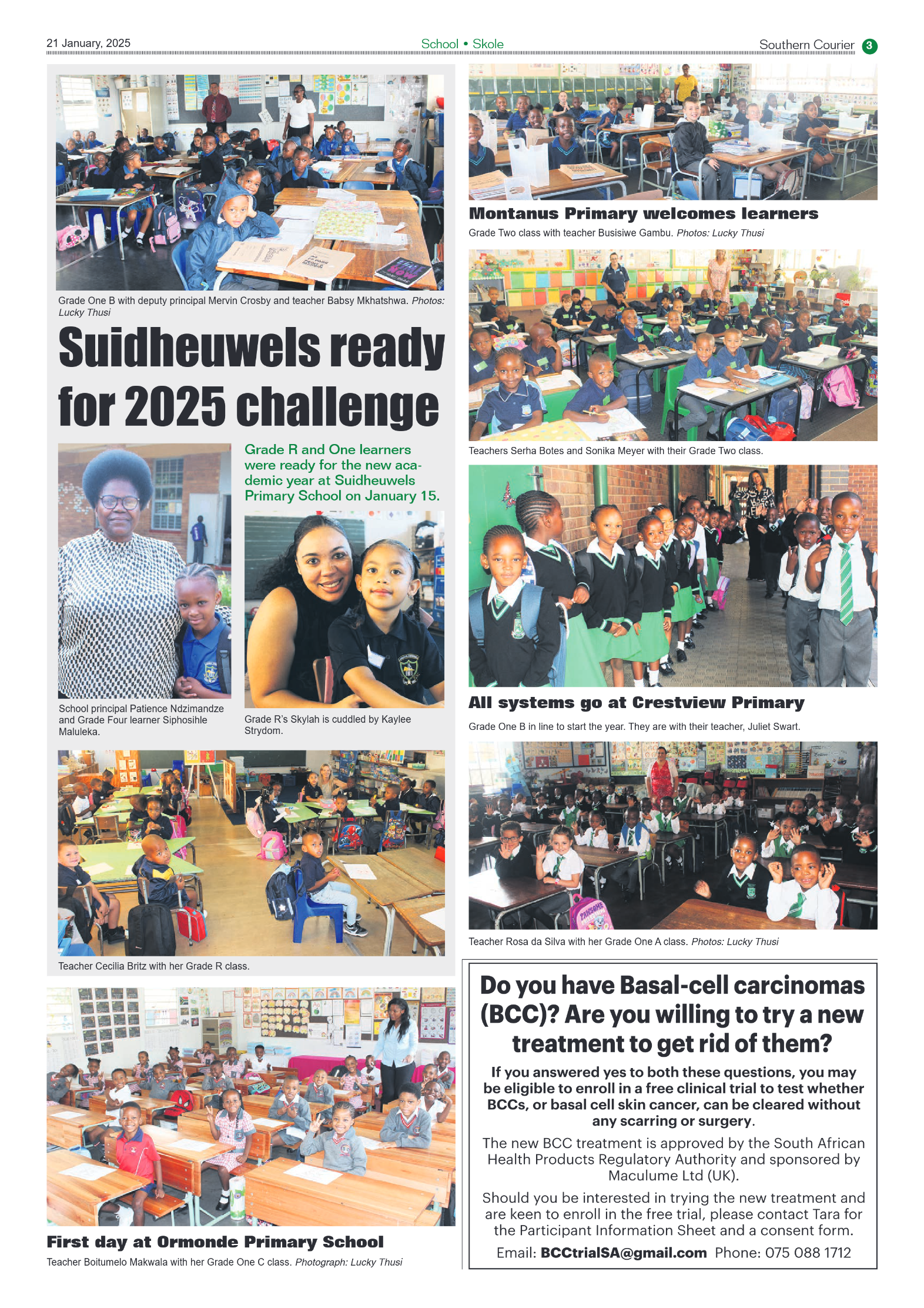 Southern Courier 21 January 2025 page 3