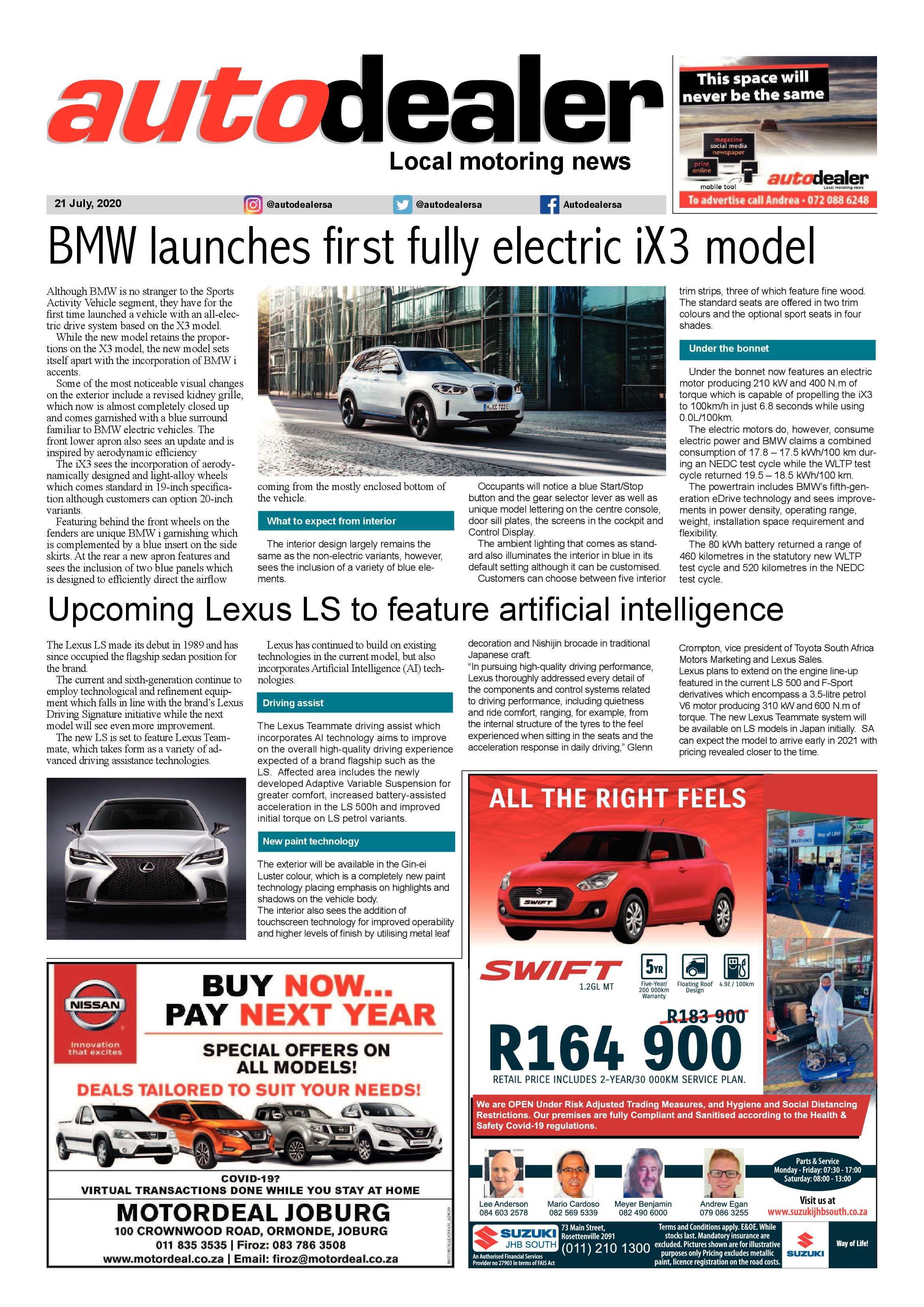 Southern Courier 21 July 2020 page 13