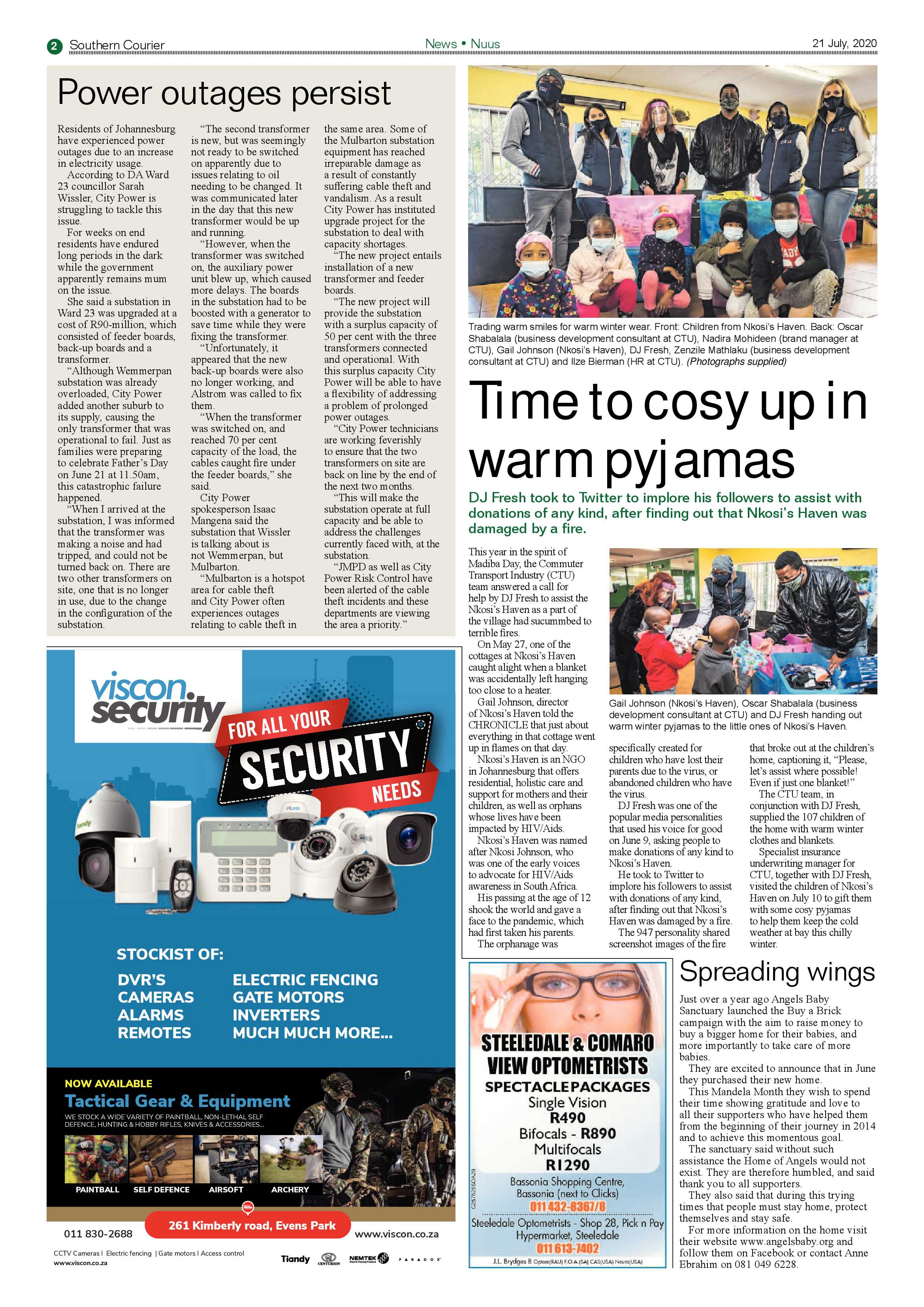 Southern Courier 21 July 2020 page 2