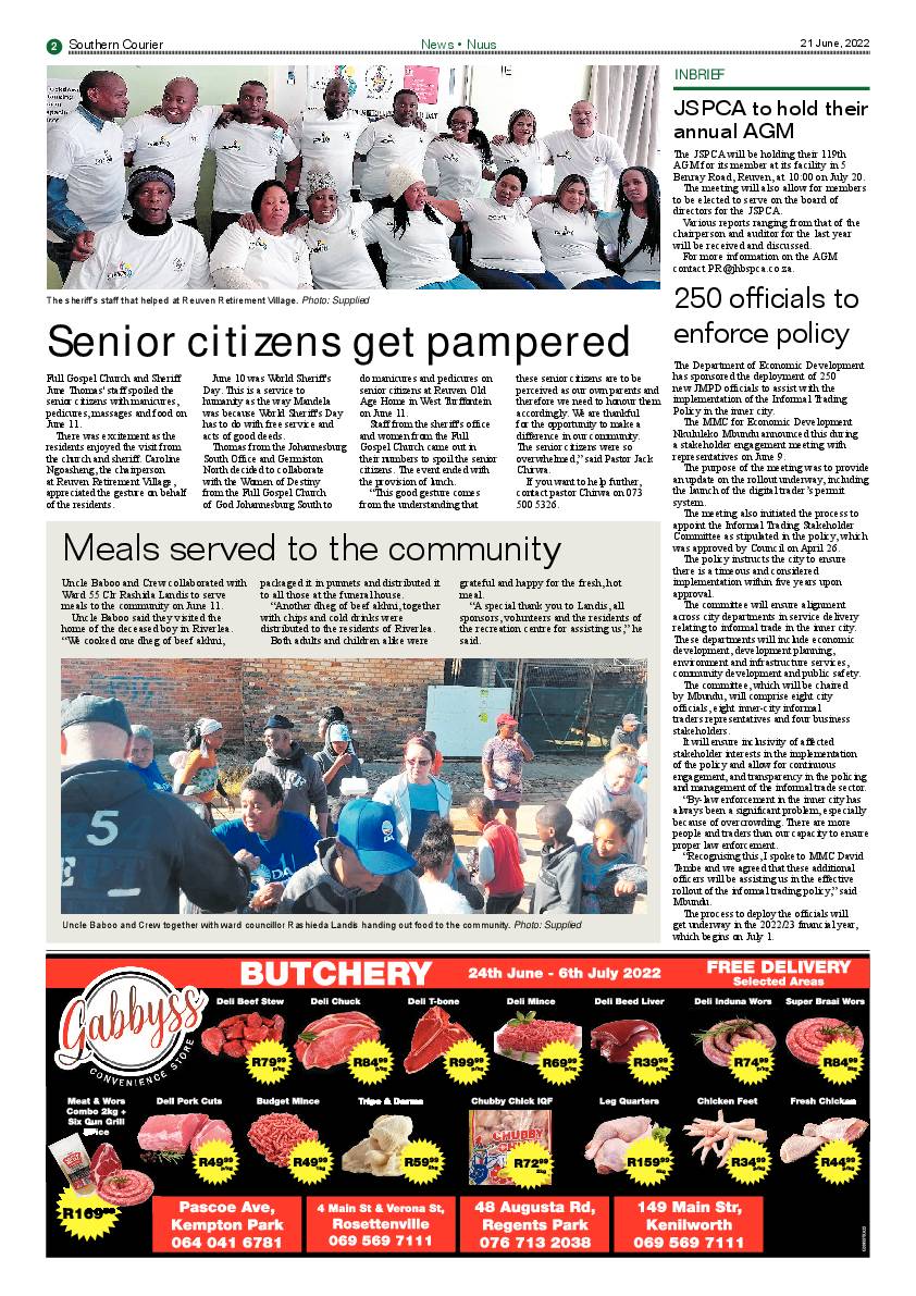 Southern Courier 21 June 2022 page 4