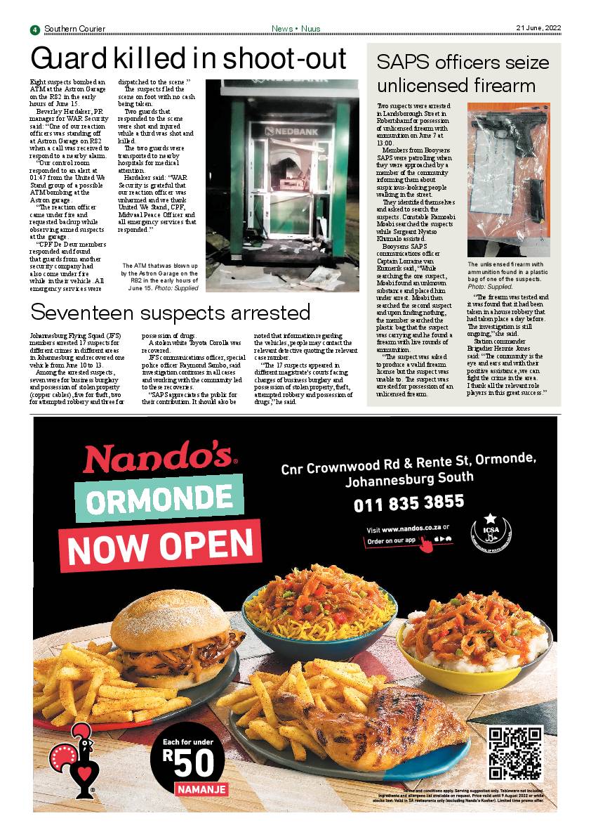 Southern Courier 21 June 2022 page 6