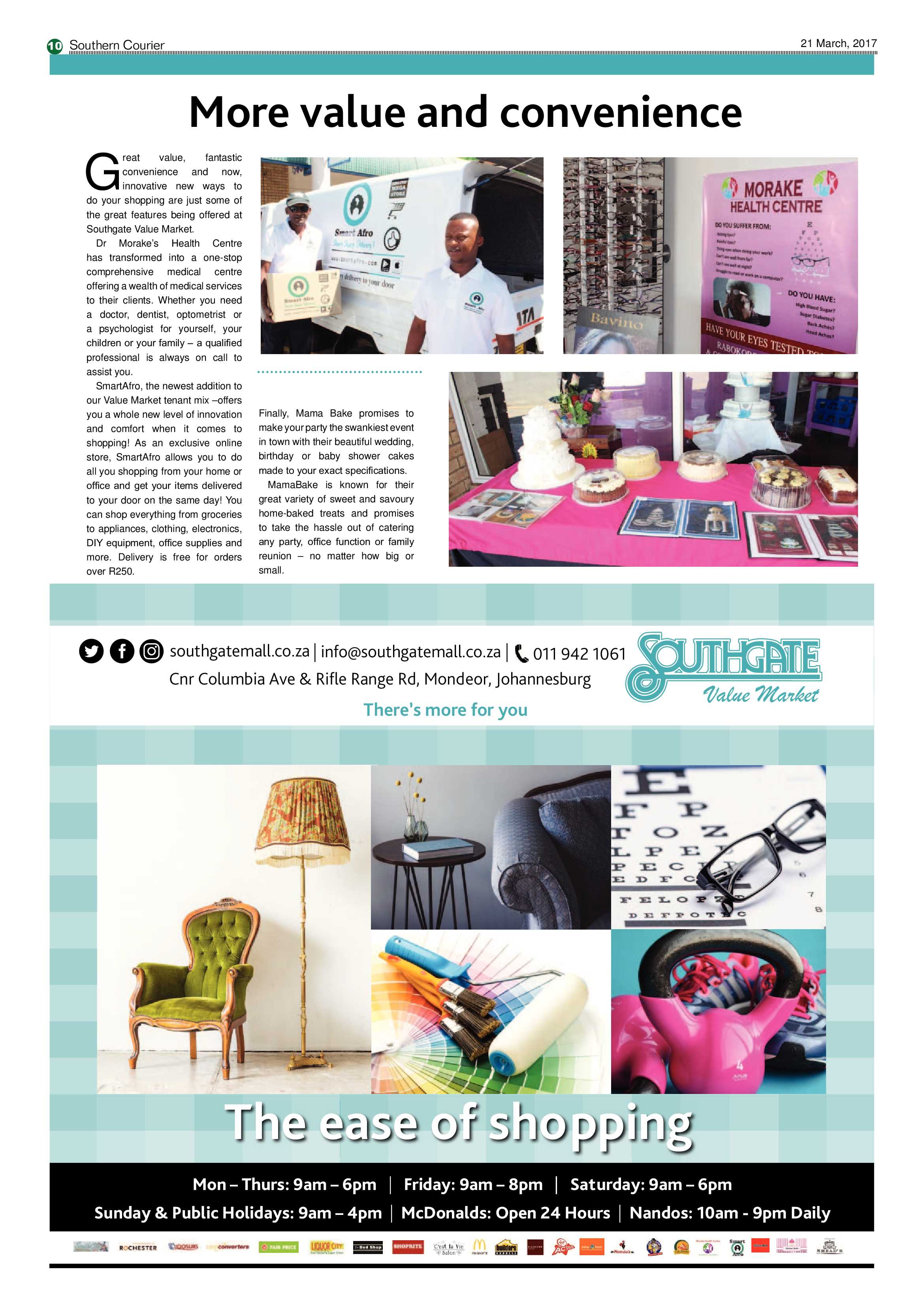 Southern Courier 21 March 2017 page 10