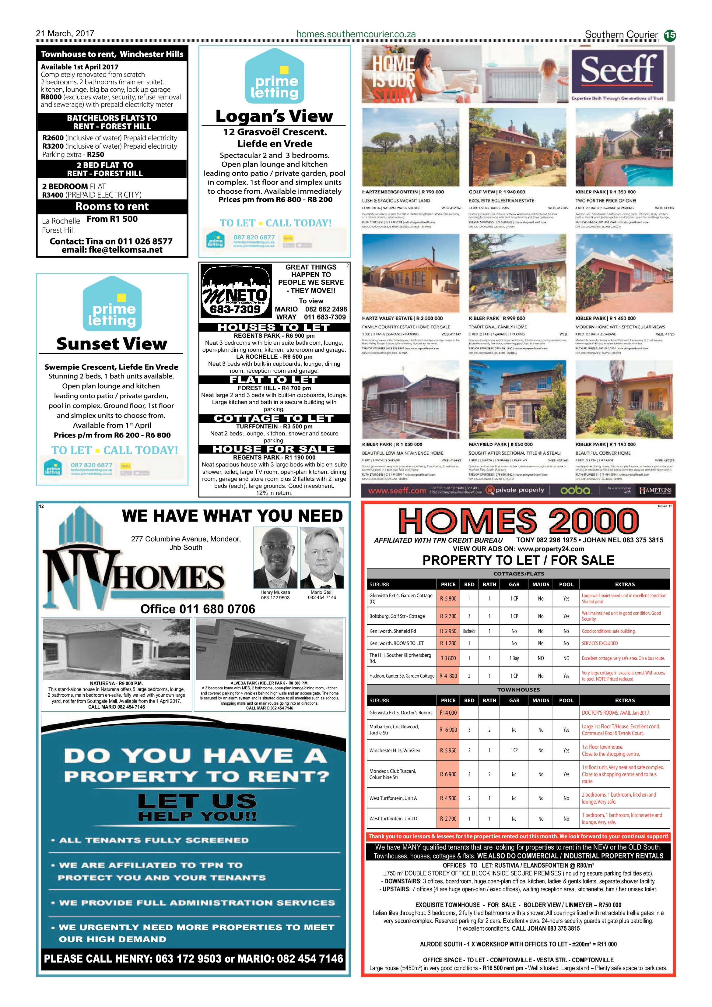 Southern Courier 21 March 2017 page 15