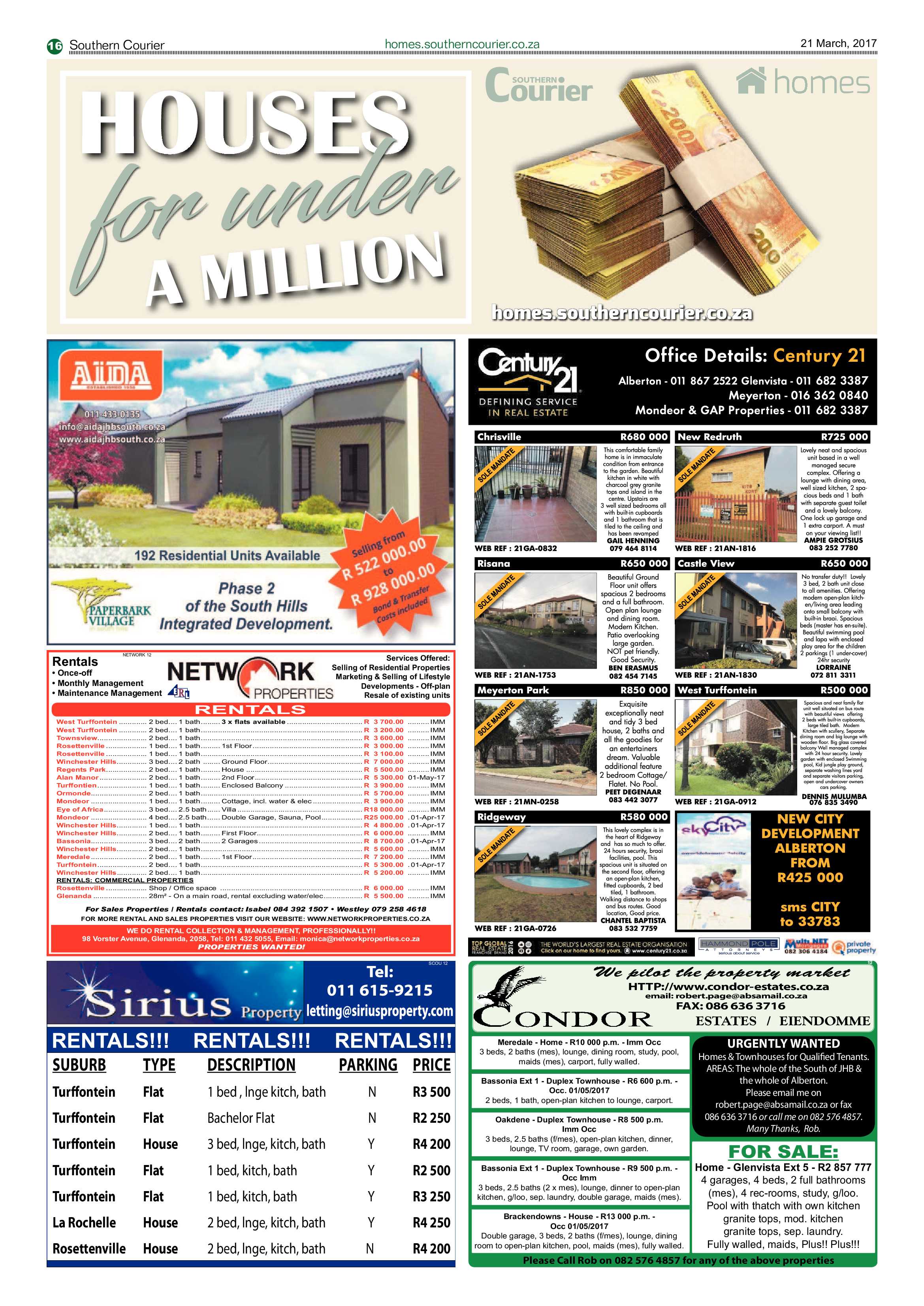 Southern Courier 21 March 2017 page 16