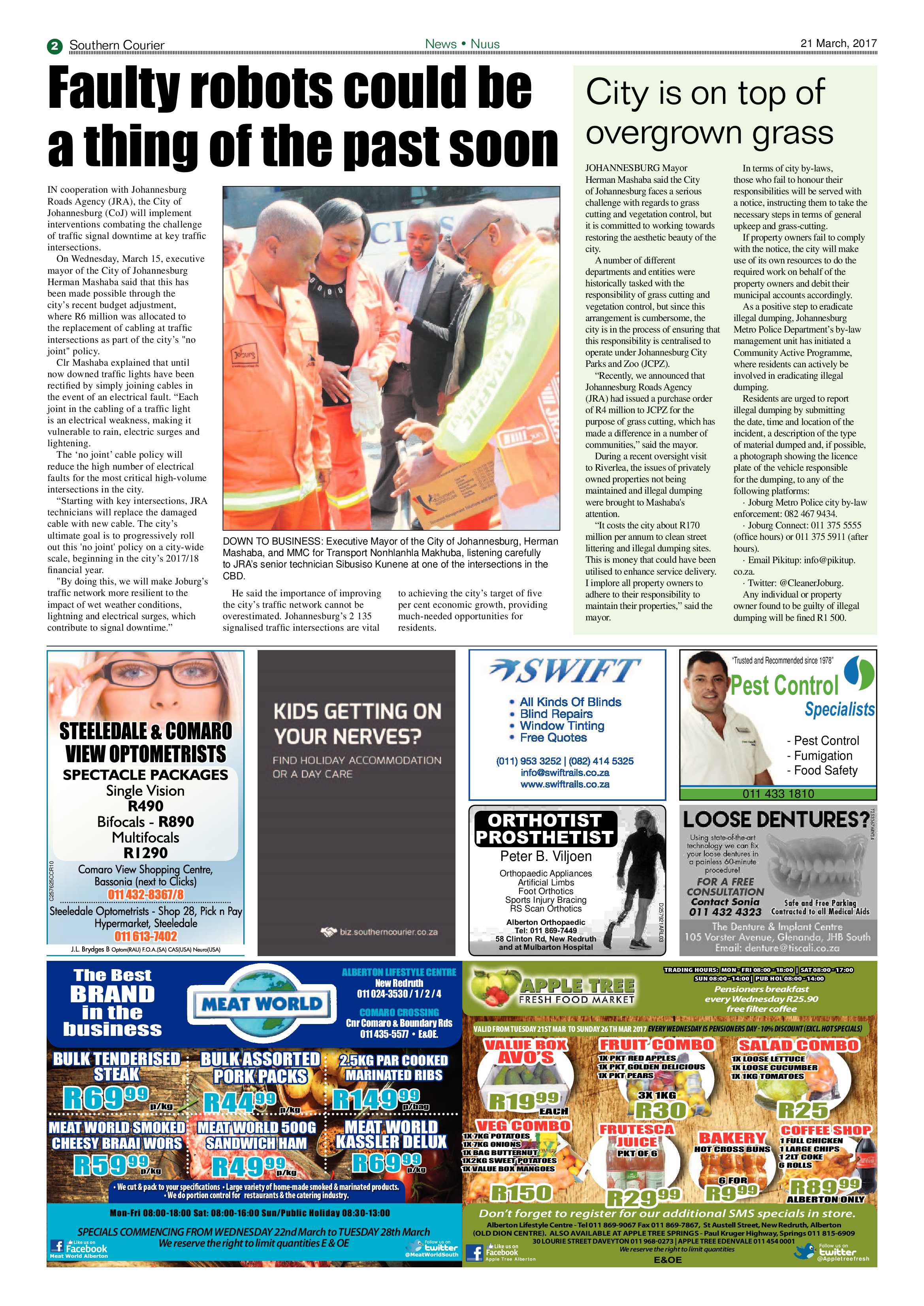 Southern Courier 21 March 2017 page 2