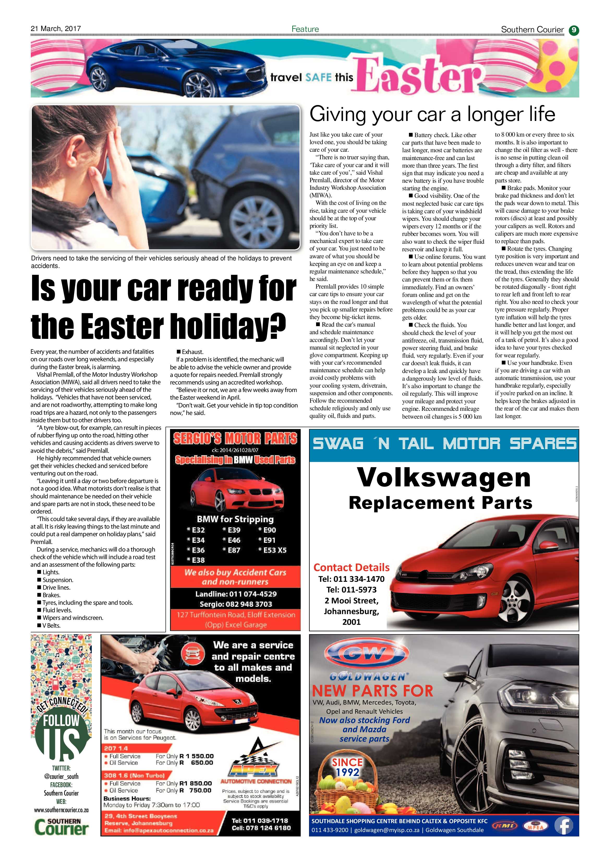 Southern Courier 21 March 2017 page 9