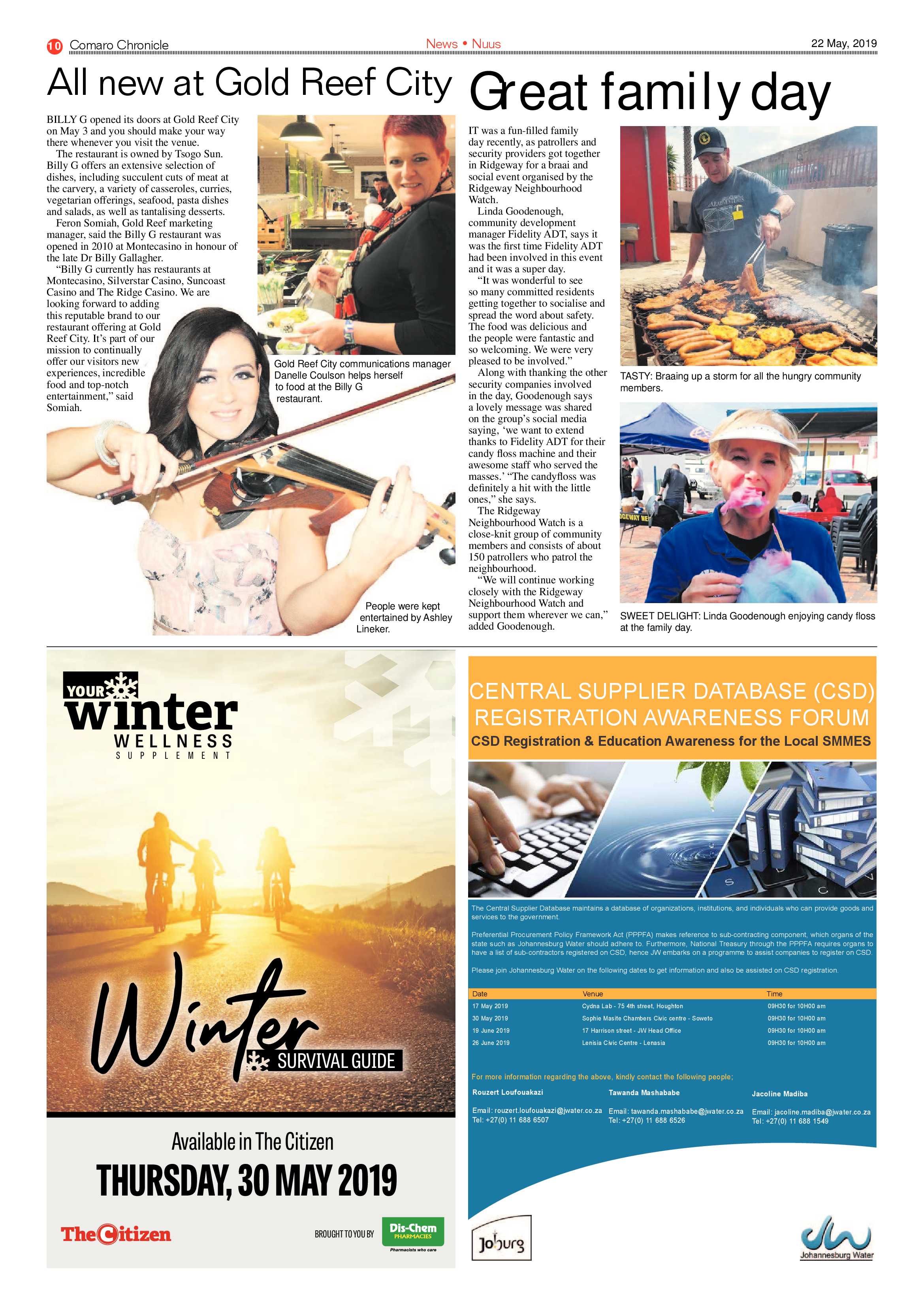 Southern Courier 21 May 2019 page 10