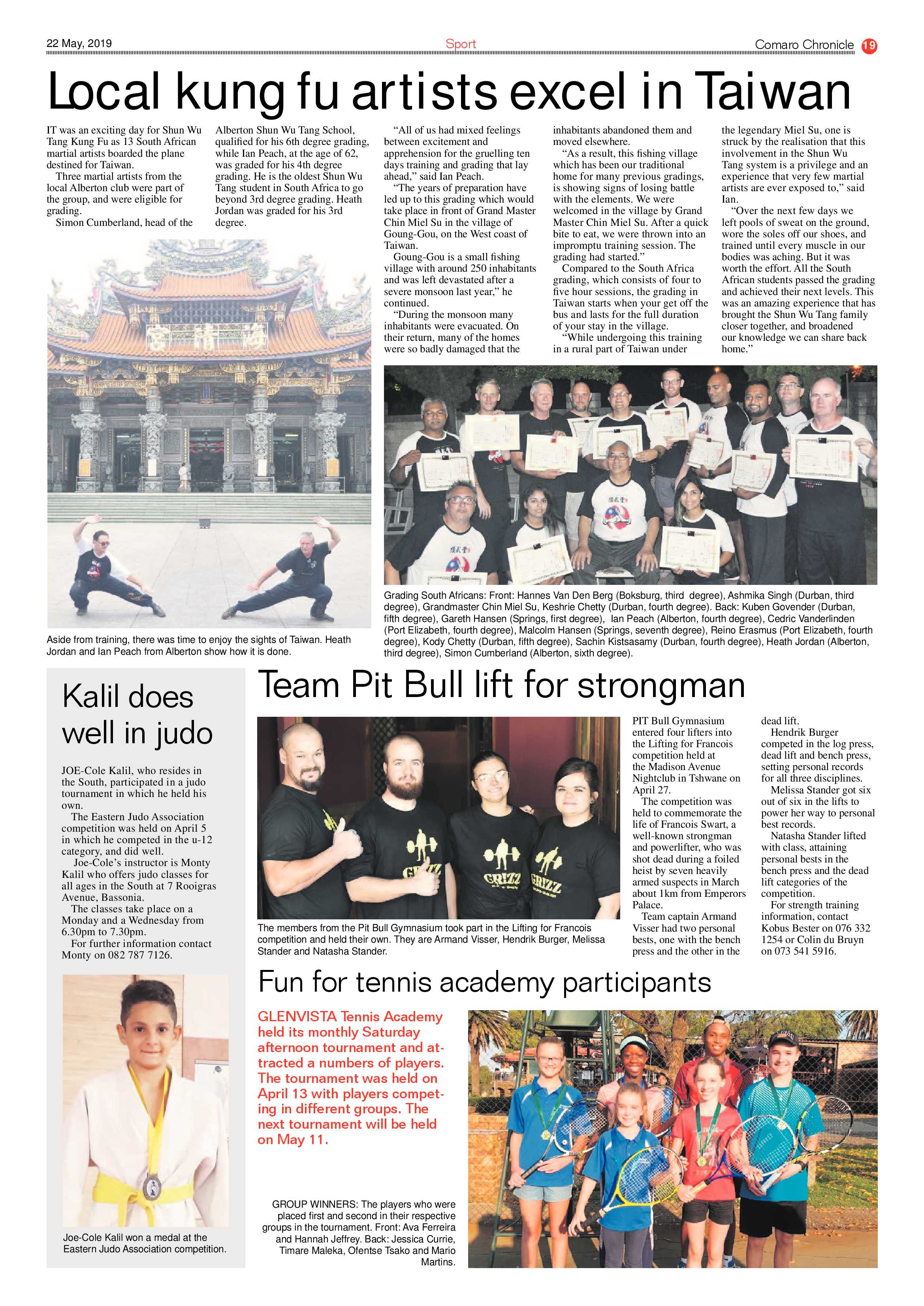 Southern Courier 21 May 2019 page 19