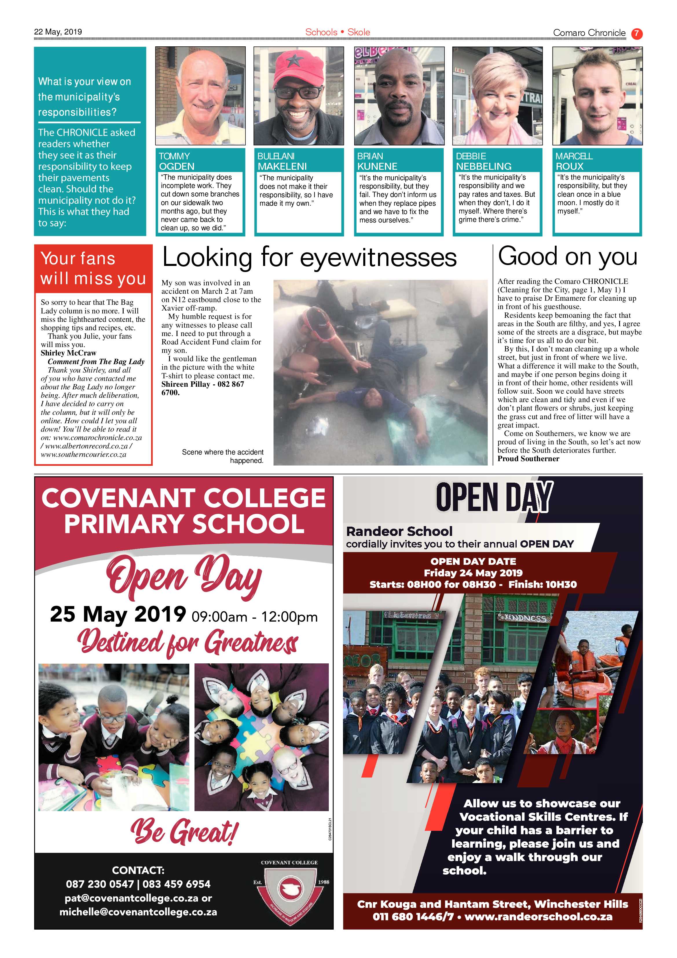 Southern Courier 21 May 2019 page 7
